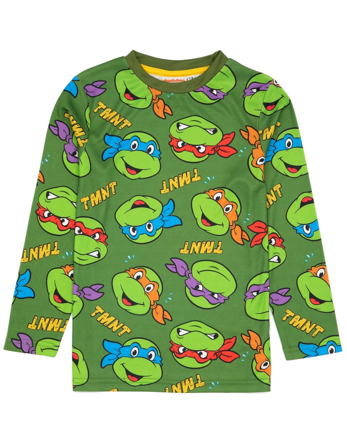 Teenage Mutant Ninja Turtles Short Sleeve Long Leg Pyjama Set | Boys Green | Off