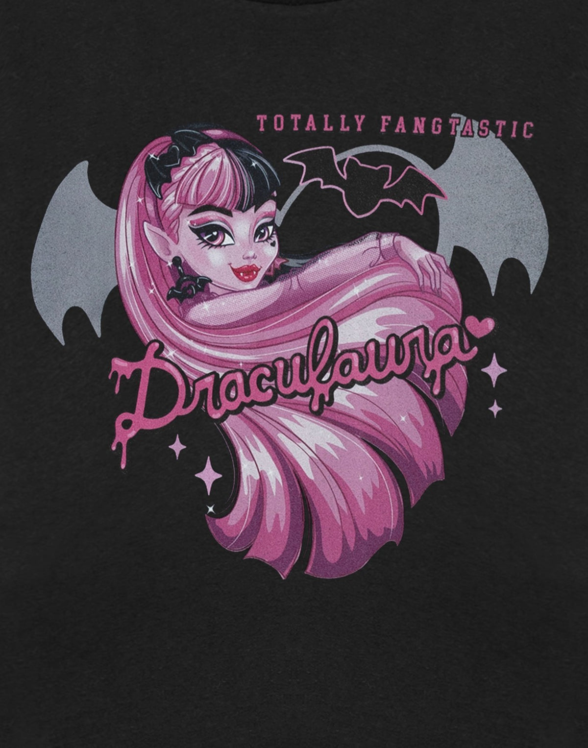 Monster High Short Sleeved T-Shirt | Girls Black | Official Merch