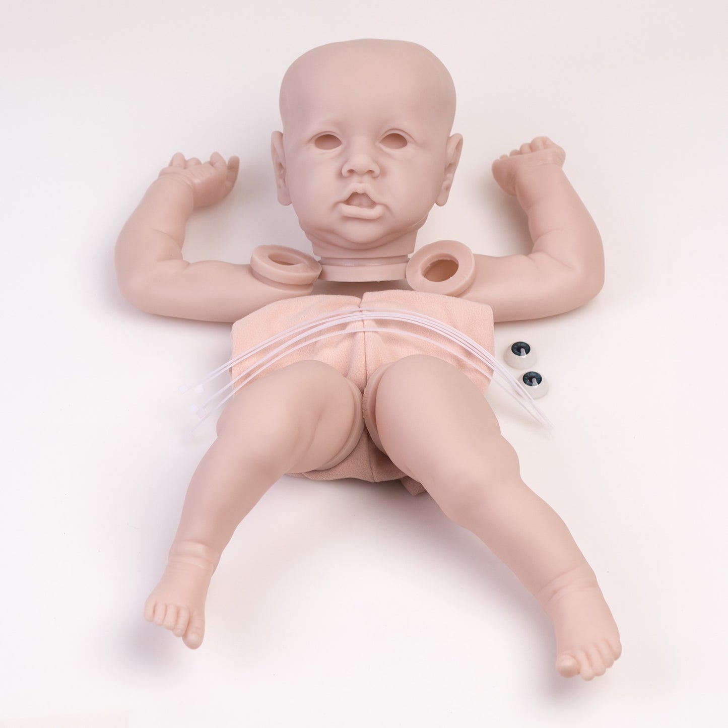 Realistic Unpainted Reborn Doll Kits DIY Baby Mold Vinyl Silicone Dolls Parts UK