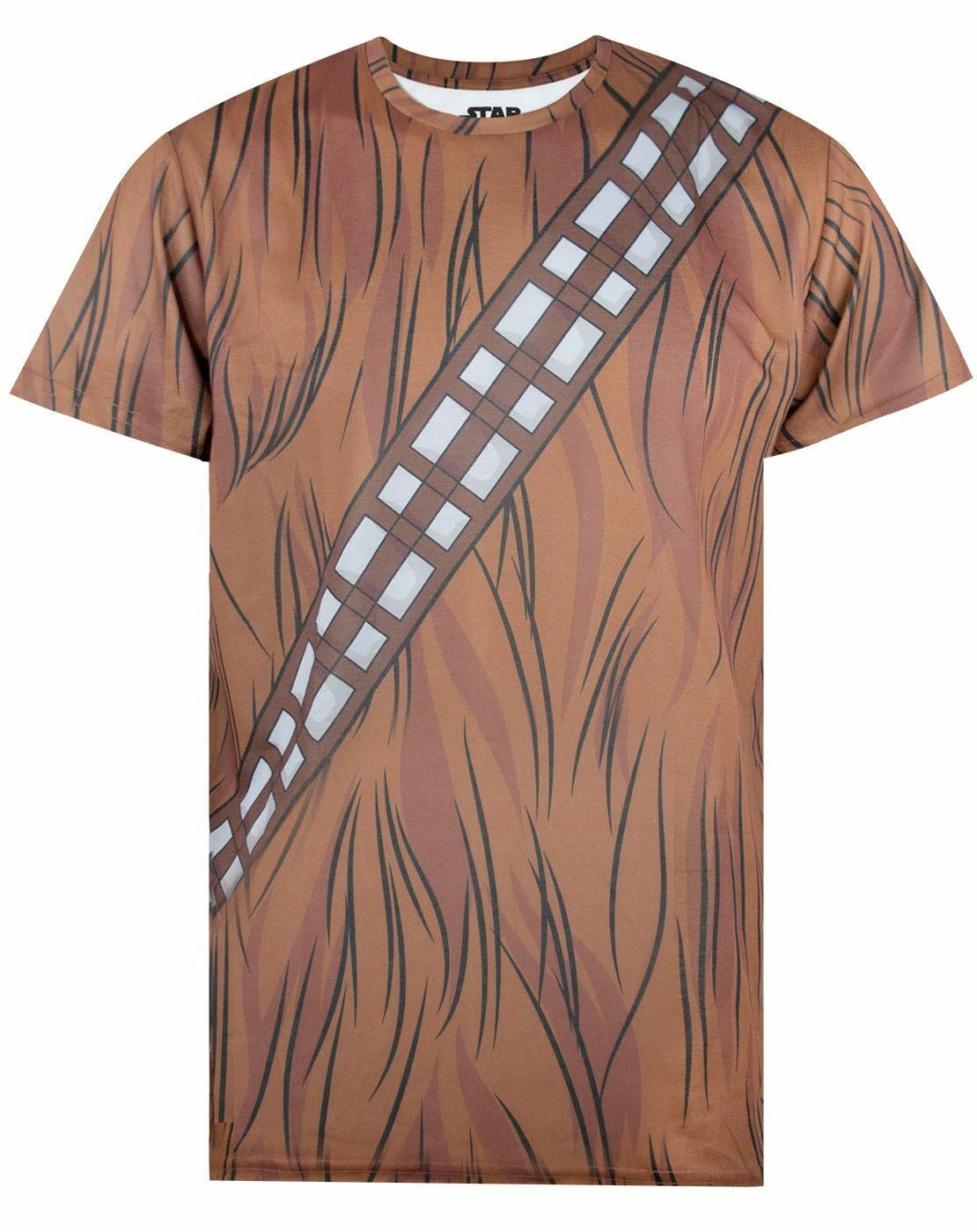 Star Wars Short Sleeved T-Shirt | Mens Brown | Official Merch