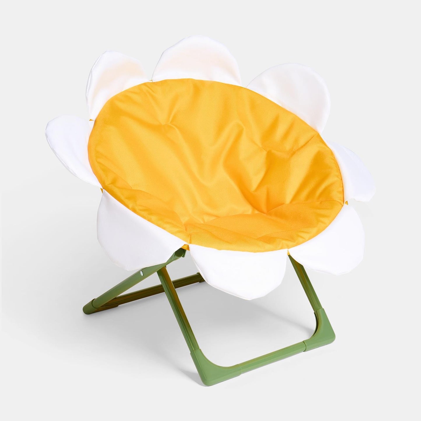 OHS Kids Moon Chair Round Flower Garden Outdoor Patio Folding Picnic Seat