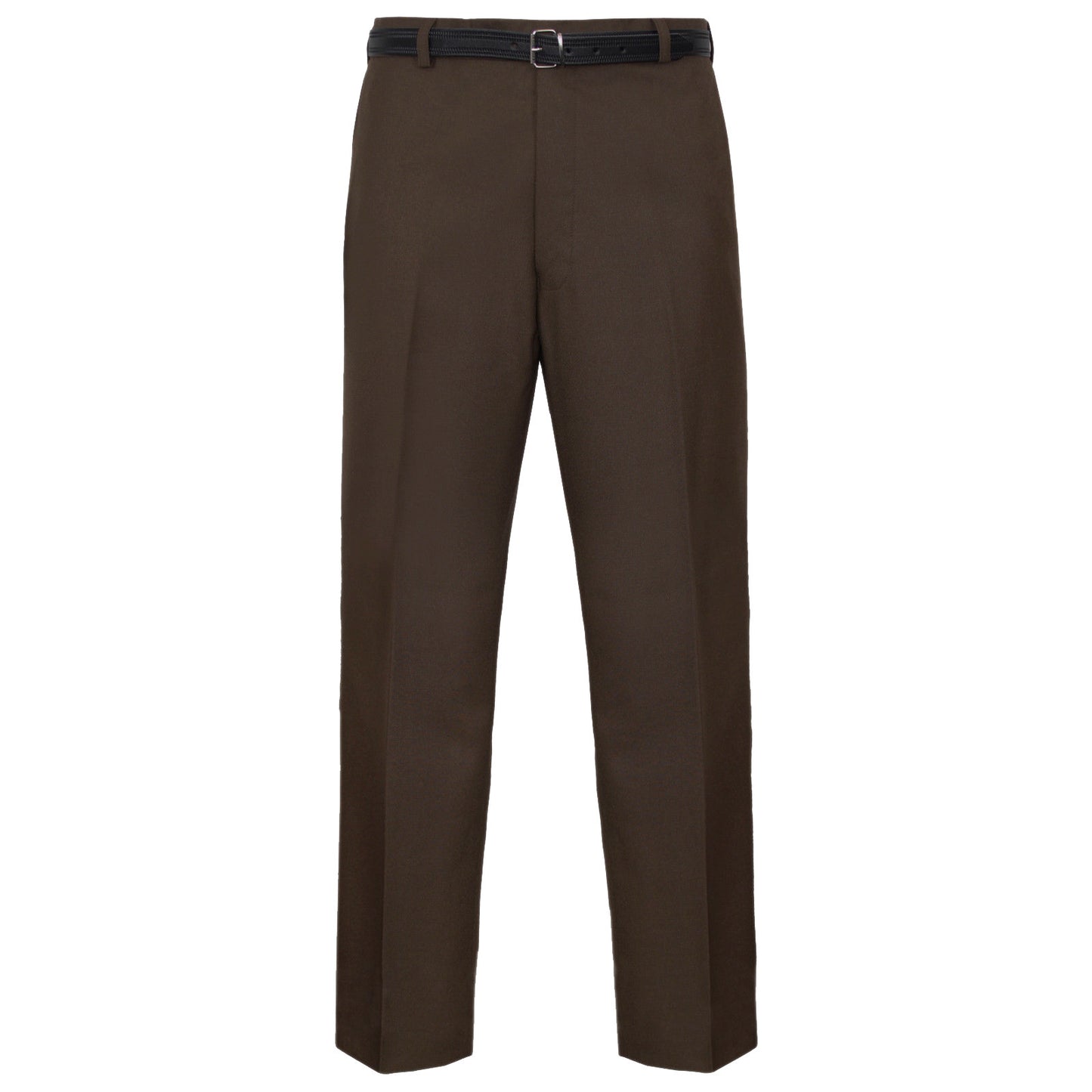 MENS TROUSERS OFFICE BUSINESS WORK FORMAL CASUAL SMART BELT POCKETS DRESS PANTS