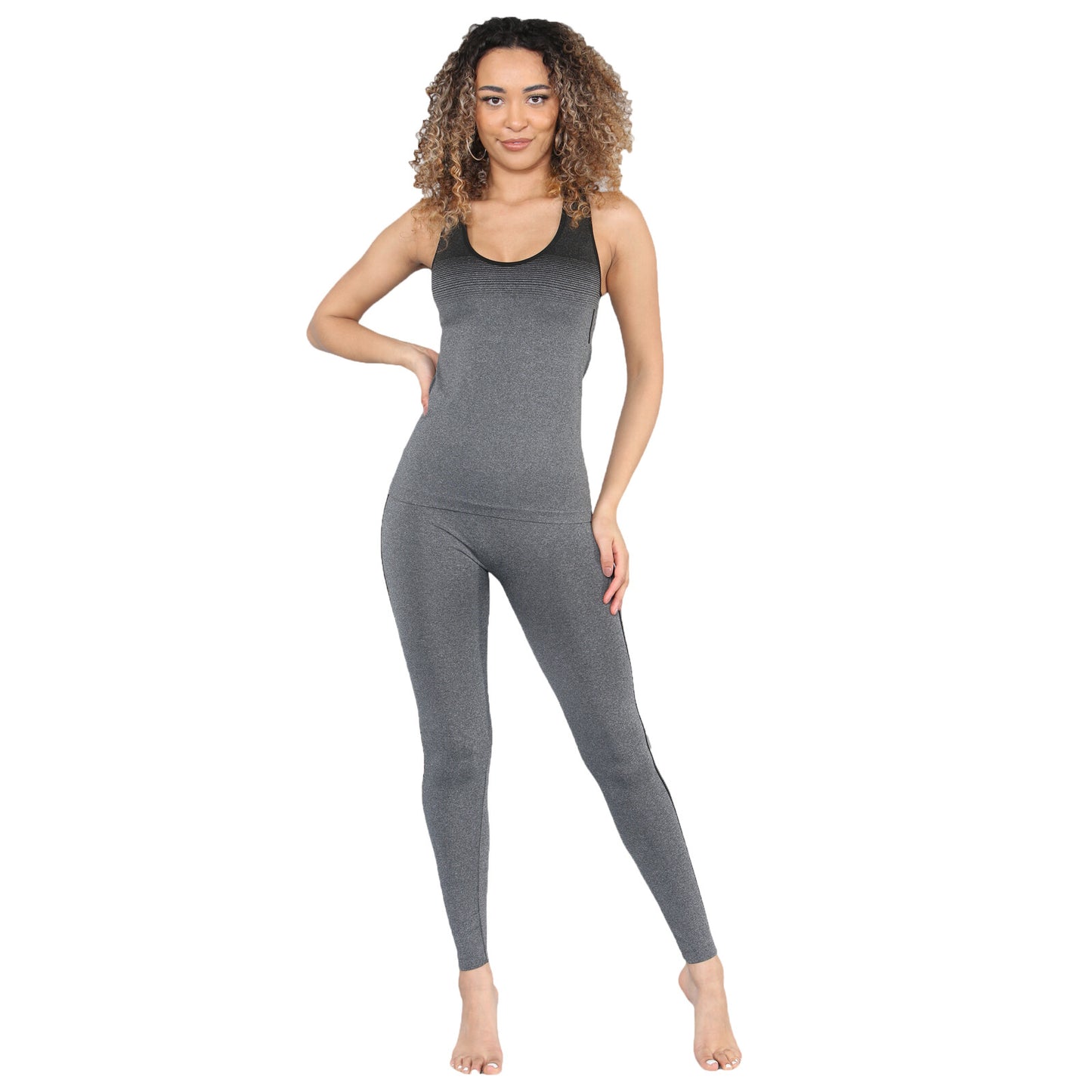WOMENS GYM WEAR SUIT VEST LEGGINGS SET LADIES  ACTIVE WEAR YOGA SPORTS TRACKSUIT
