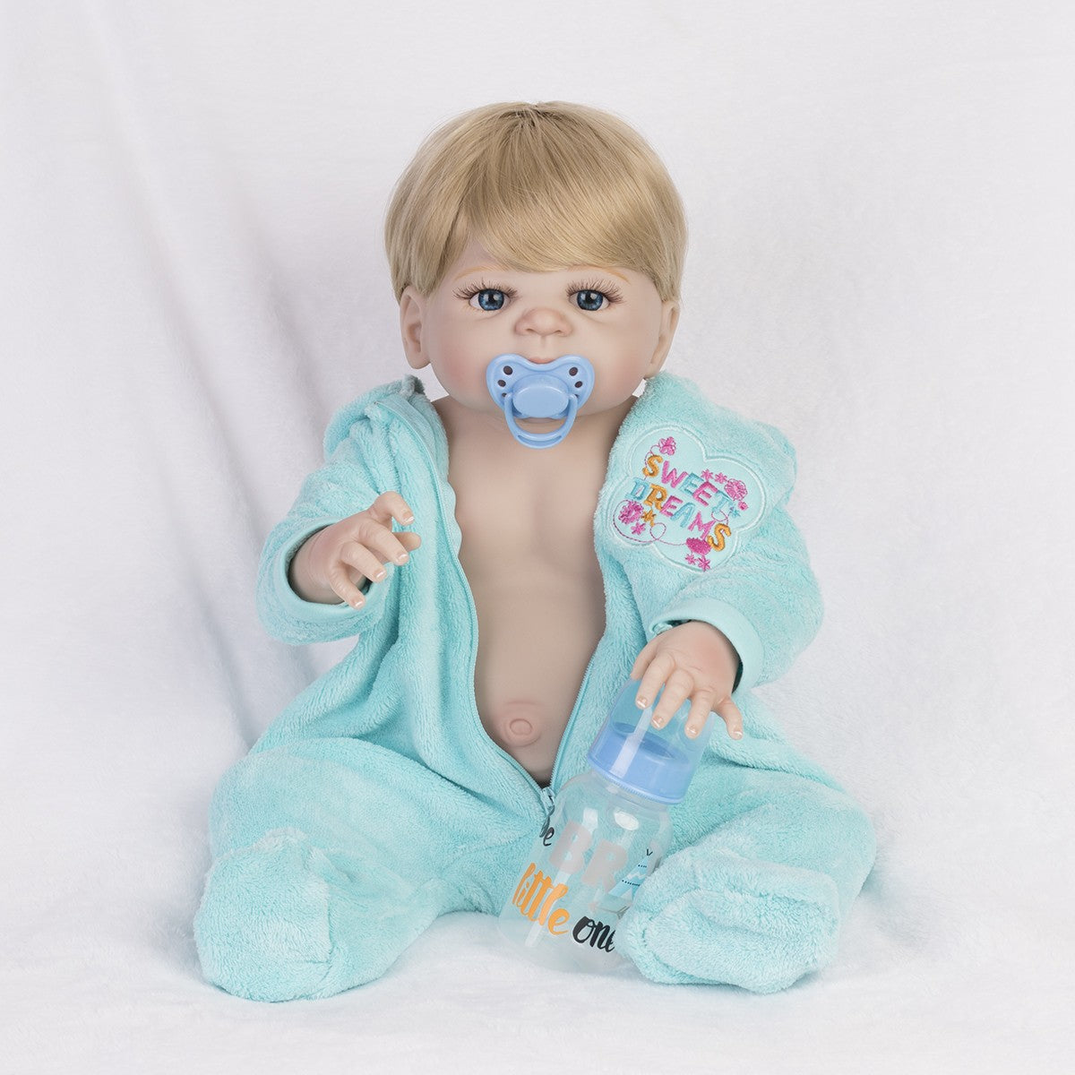 22'' Waterproof Twins Reborn Baby Dolls Full Body Vinyl Silicone Boy Girl Gifts