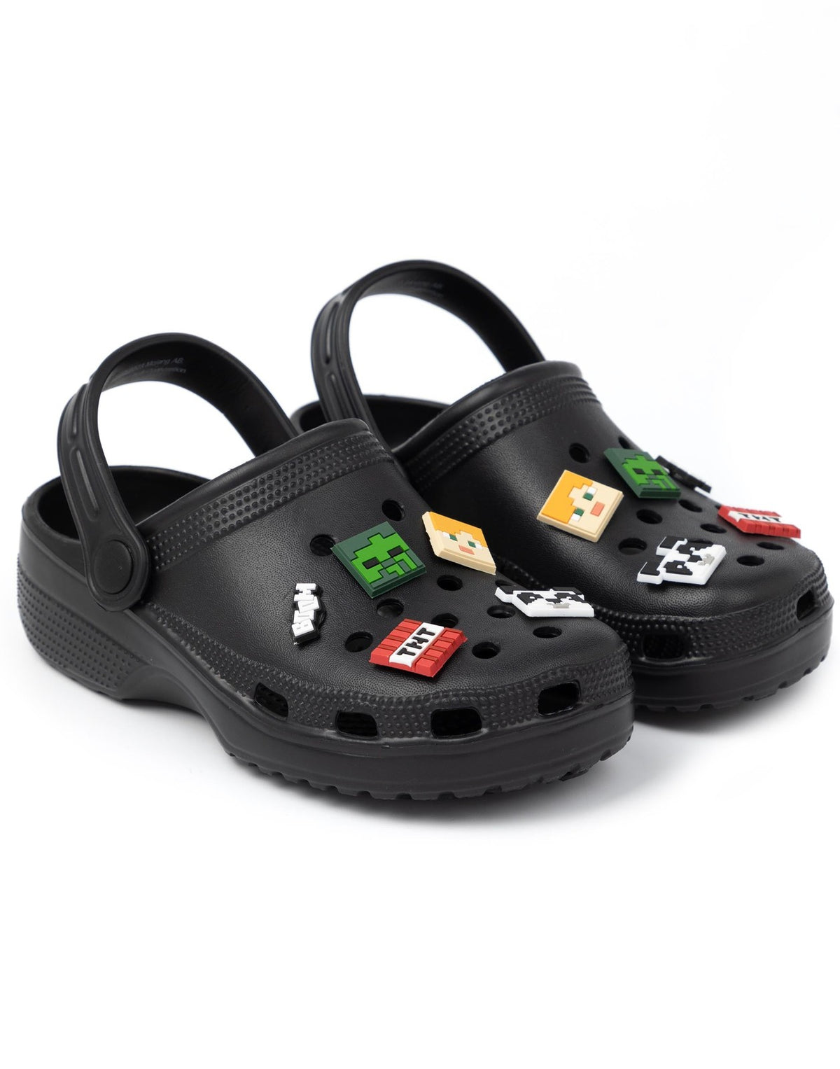 Minecraft Clogs | Unisex Kids Black Gaming | Official Merch