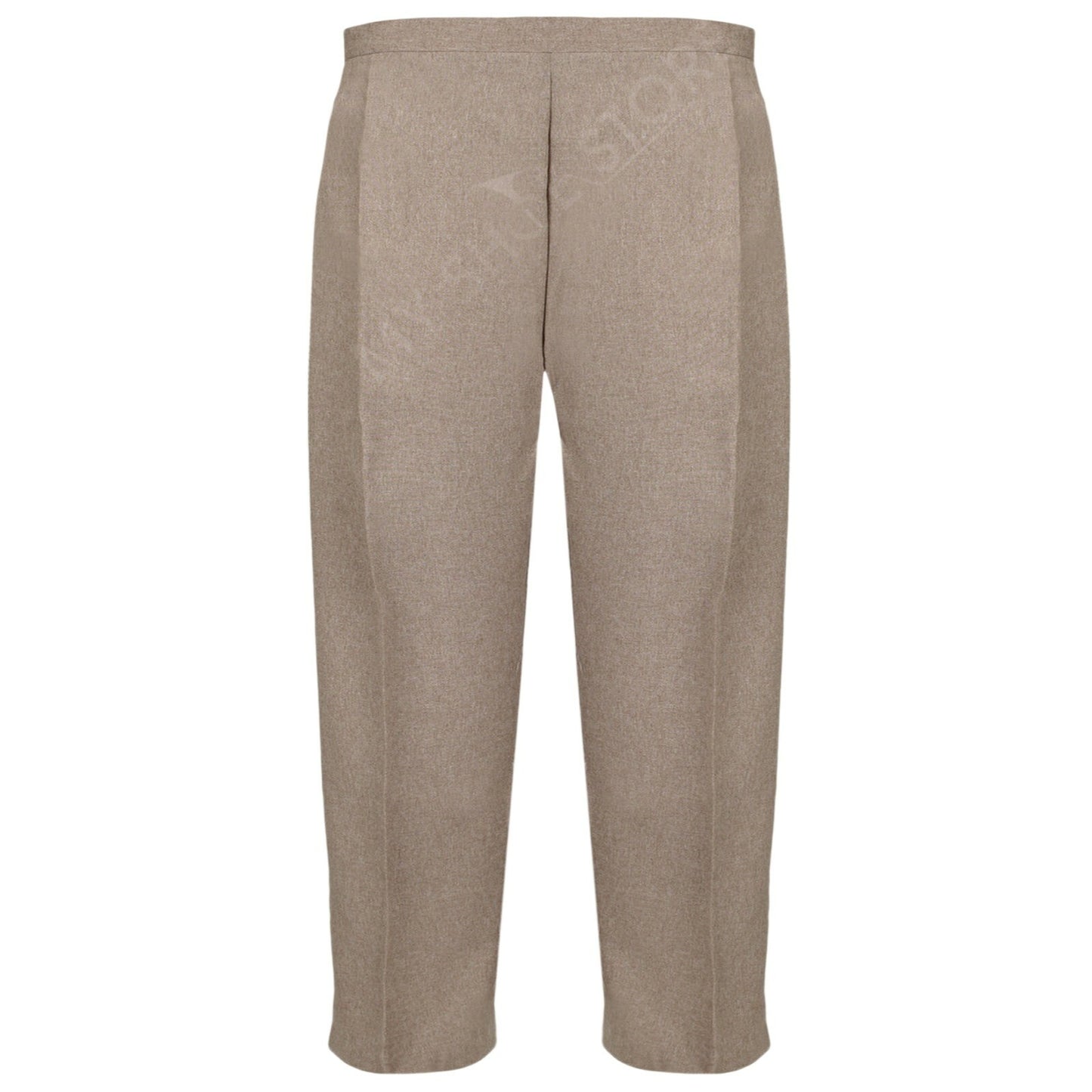 3/4 LENGTH WOMENS LADIES STRETCH ELASTICATED WAIST PLAIN PANTS CROPPED TROUSERS