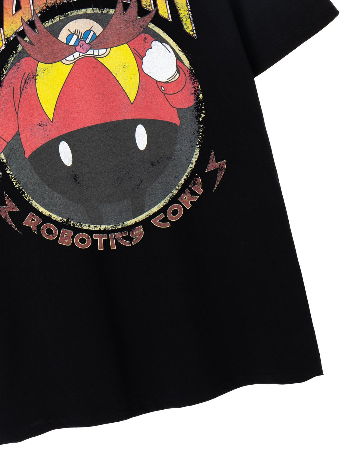 Sonic the Hedgehog Short Sleeved T-Shirt | Mens Black | Official Merch