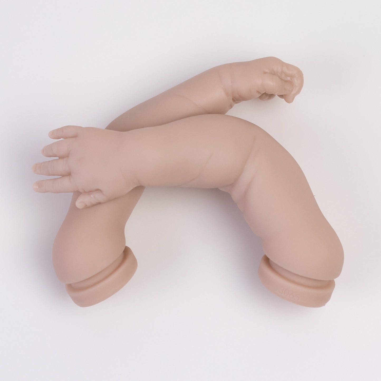 Unpainted Reborn Baby Doll Kits DIY Vinyl Silicone 16" Realistic Dolls Kit Parts