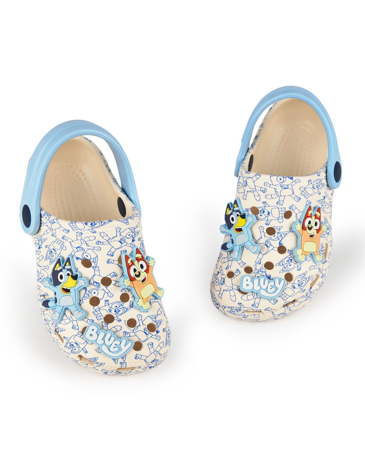 Bluey Clogs | Boys Grey | Official Merch