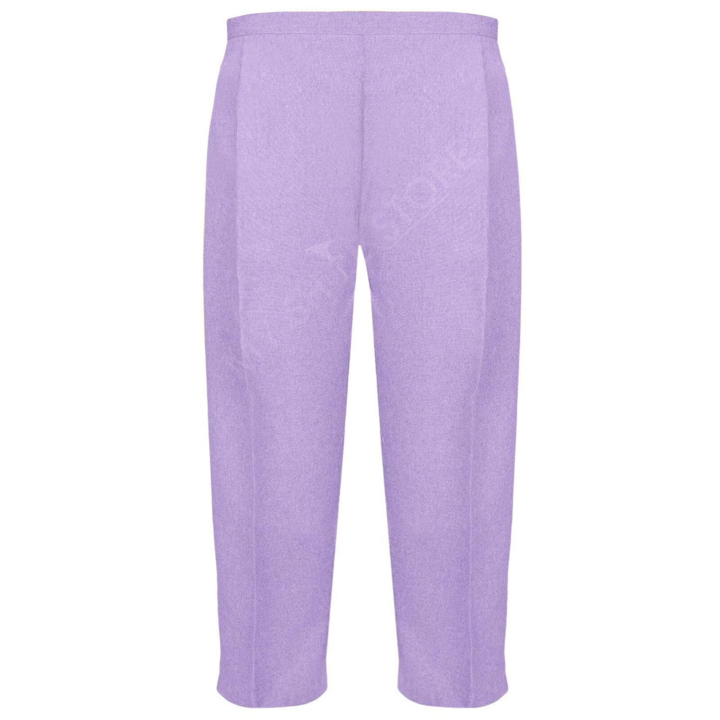 3/4 LENGTH WOMENS LADIES STRETCH ELASTICATED WAIST PLAIN PANTS CROPPED TROUSERS