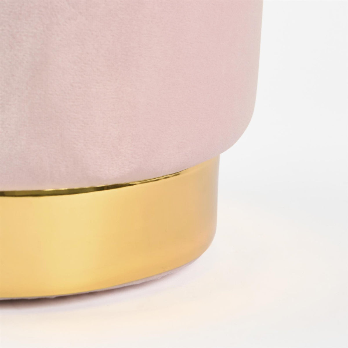Matte Velvet Footstool Pouffe Modern Vanity Home Bedroom Seat Cushion Rest Chair