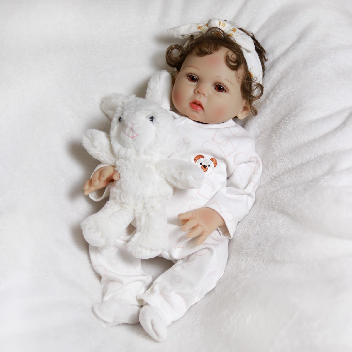Realistic Reborn Doll Lifelike Full Body Vinyl Silicone Newborn Baby Girl Gift