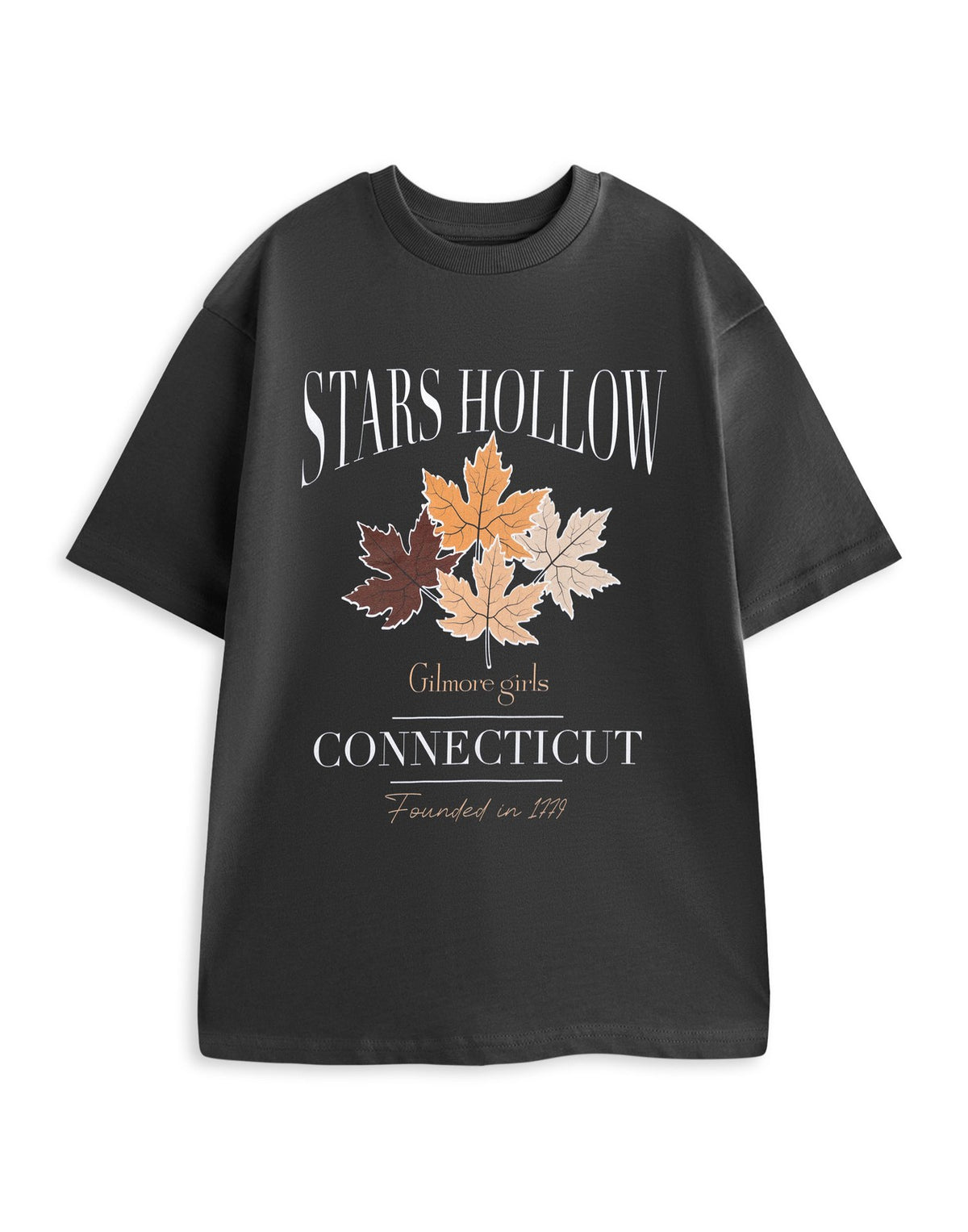 Gilmore Girls Short Sleeved T-Shirt | Womens Charcoal | Official Merch