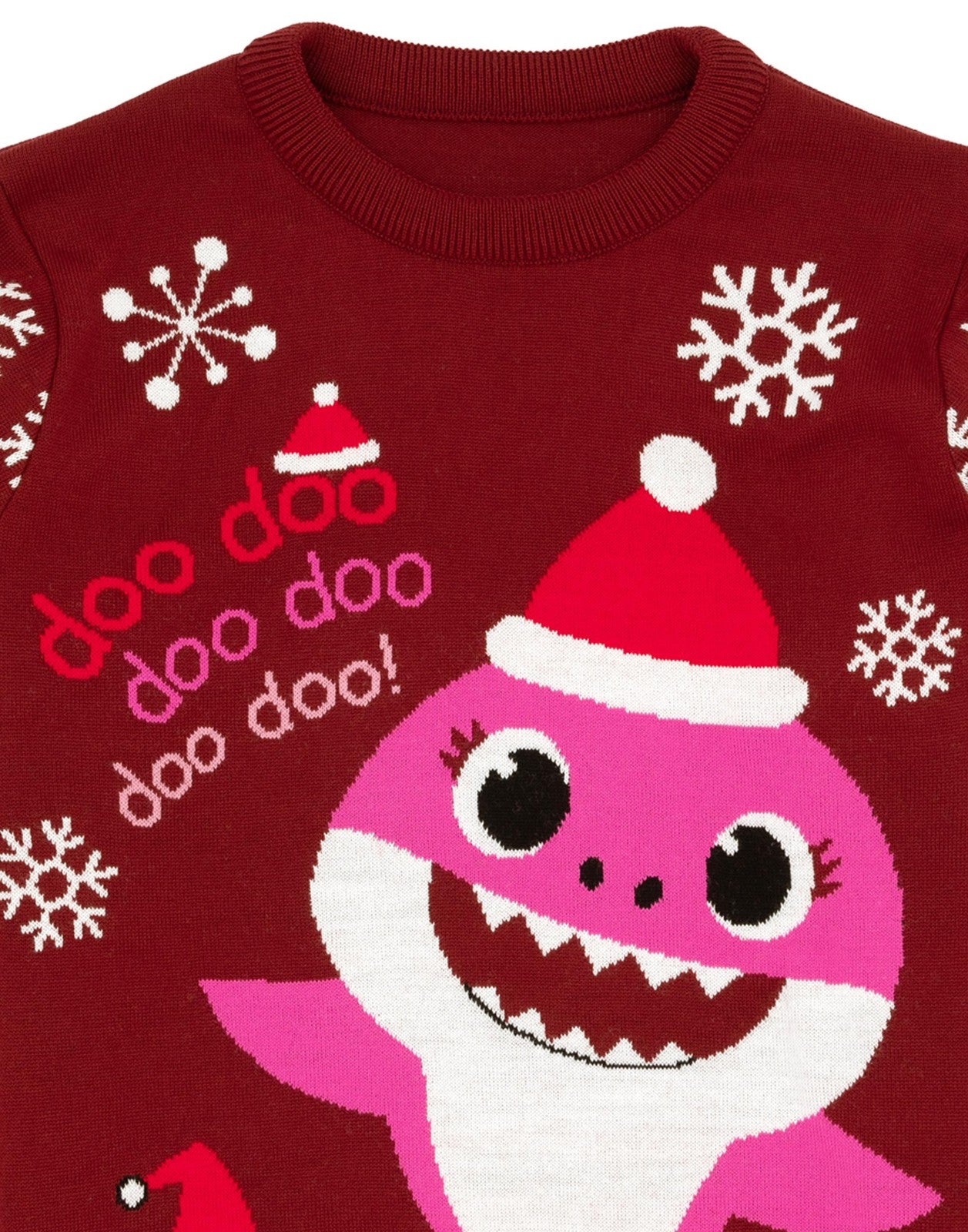 Baby Shark Christmas Jumper | Womens Red | Official Merch
