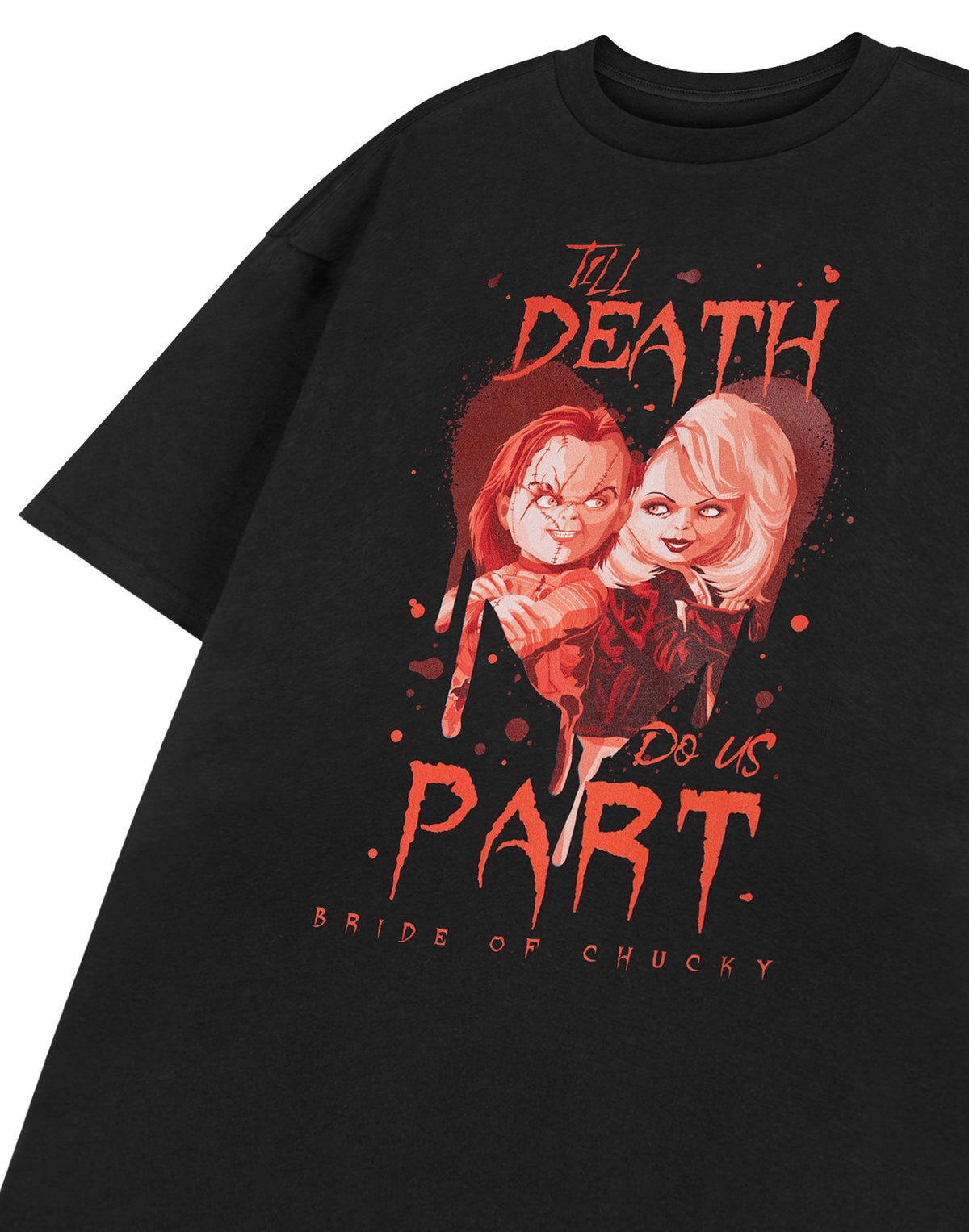 Chucky Short Sleeved T-Shirt | Unisex Black | Official Merch