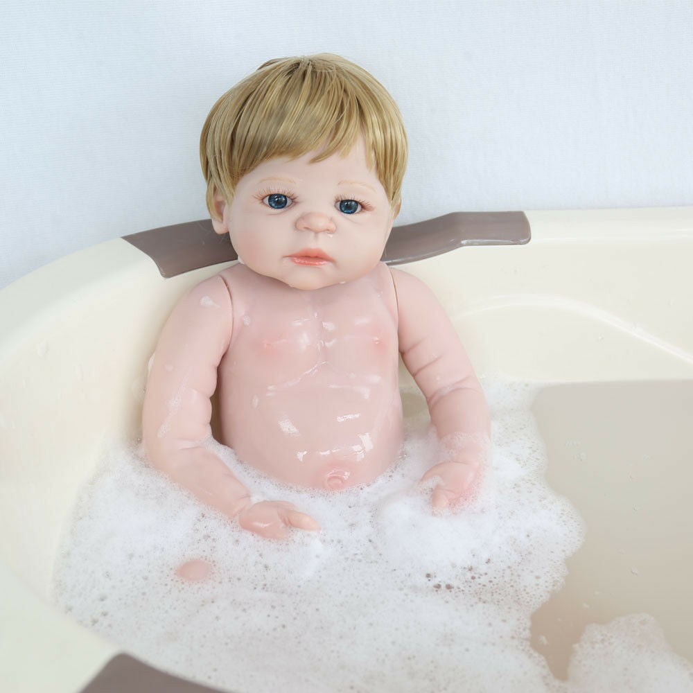 22" Lifelike Reborn Dolls Waterproof Baby Doll Full Body Silicone Vinyl Boy/Girl