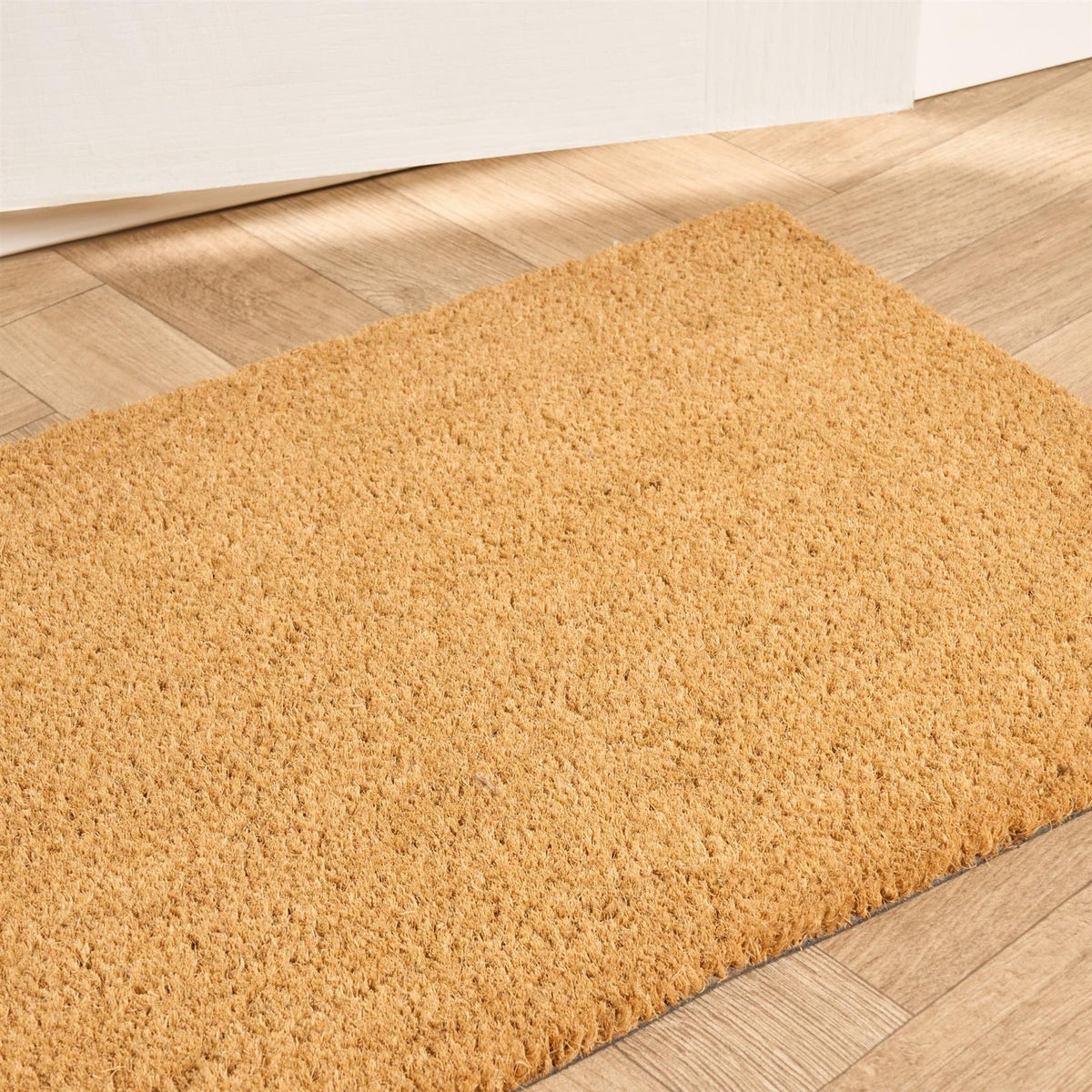 OHS Plain Doormat Natural Non Slip Indoor Outdoor Welcome Coir Door Mat Rug