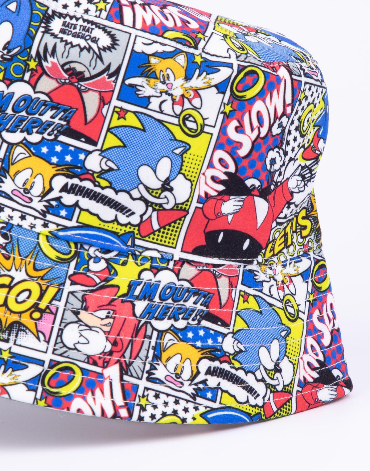 Sonic the Hedgehog Bucket Hat | Unisex Multicoloured | Official Merch