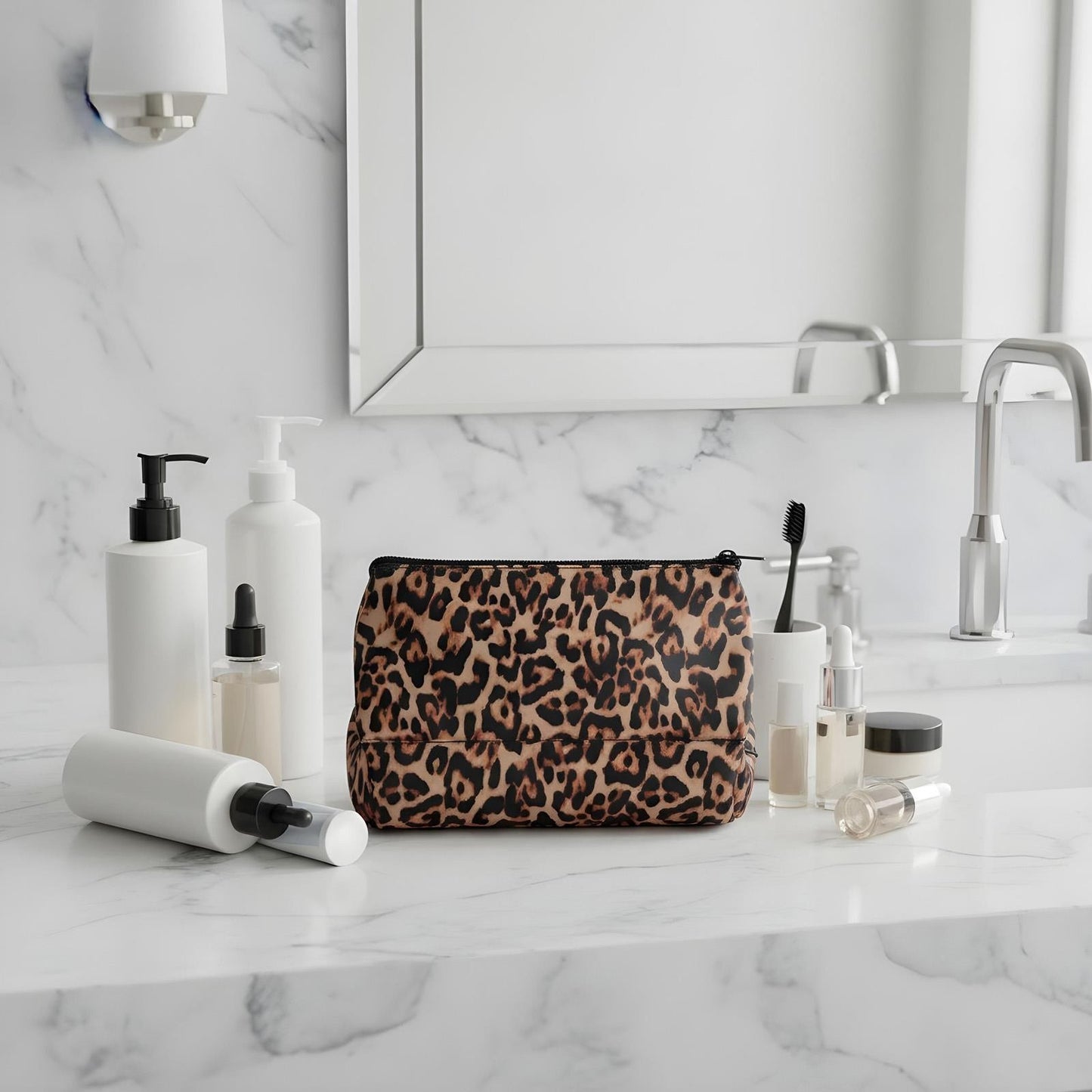 OHS Print Travel Wash Bag Large Toiletry Pouch Makeup Cosmetic Organiser