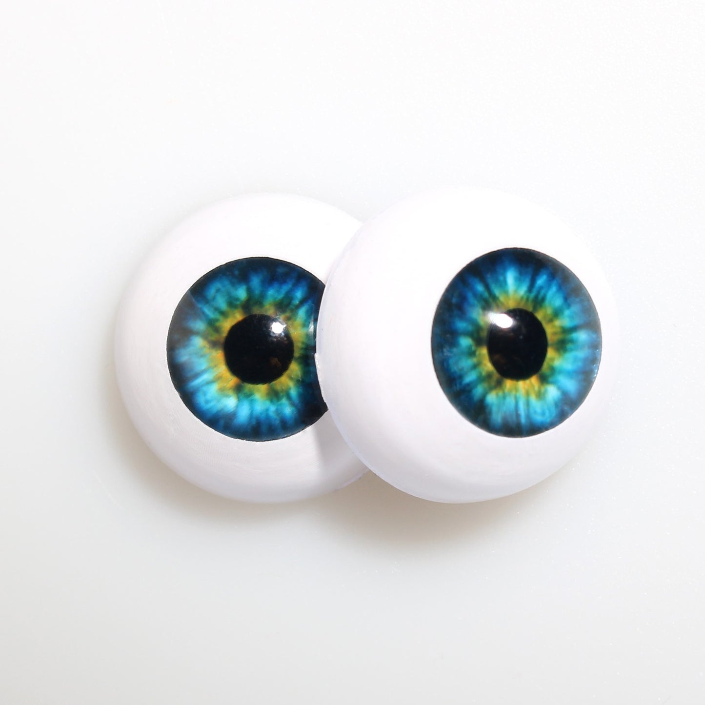 2 Pairs Reborn Baby Doll Eyes Half Round Acrylic Eyeballs Accessories DIY Supply