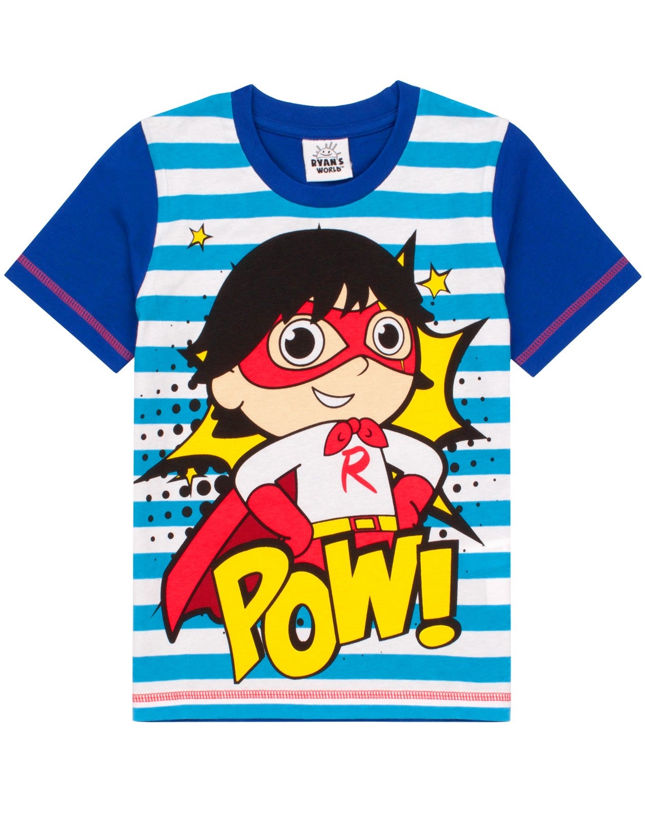 Ryans World Short Sleeve Short Leg Pyjama Set | Boys Blue | Official Merch