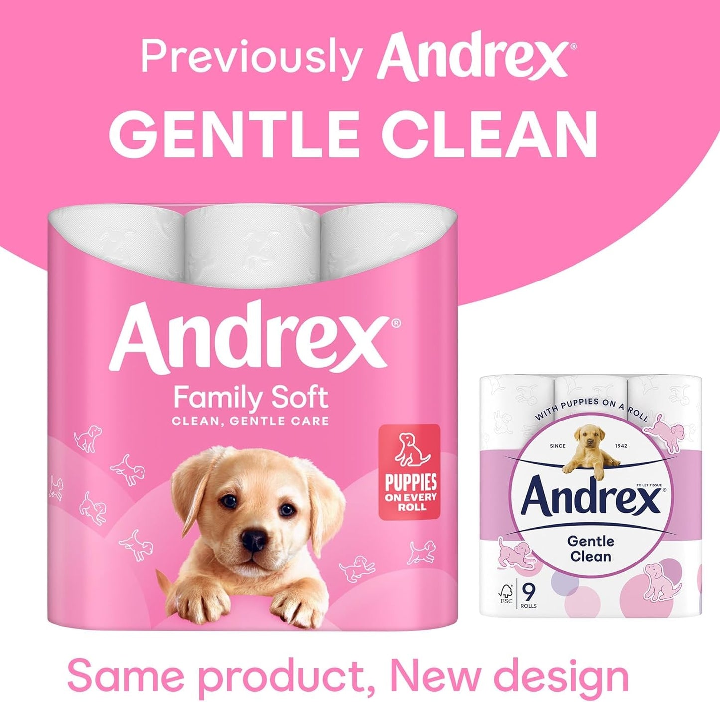 Andrex Family Soft Toilet Roll - 72 Toilet Rolls, 2-Ply, Bulk Buy, Fragrance