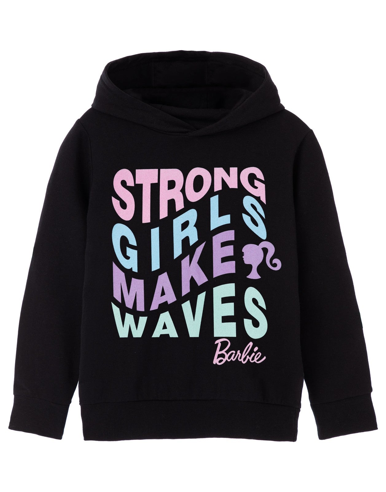 Barbie Hoodie | Girls Black | Official Merch