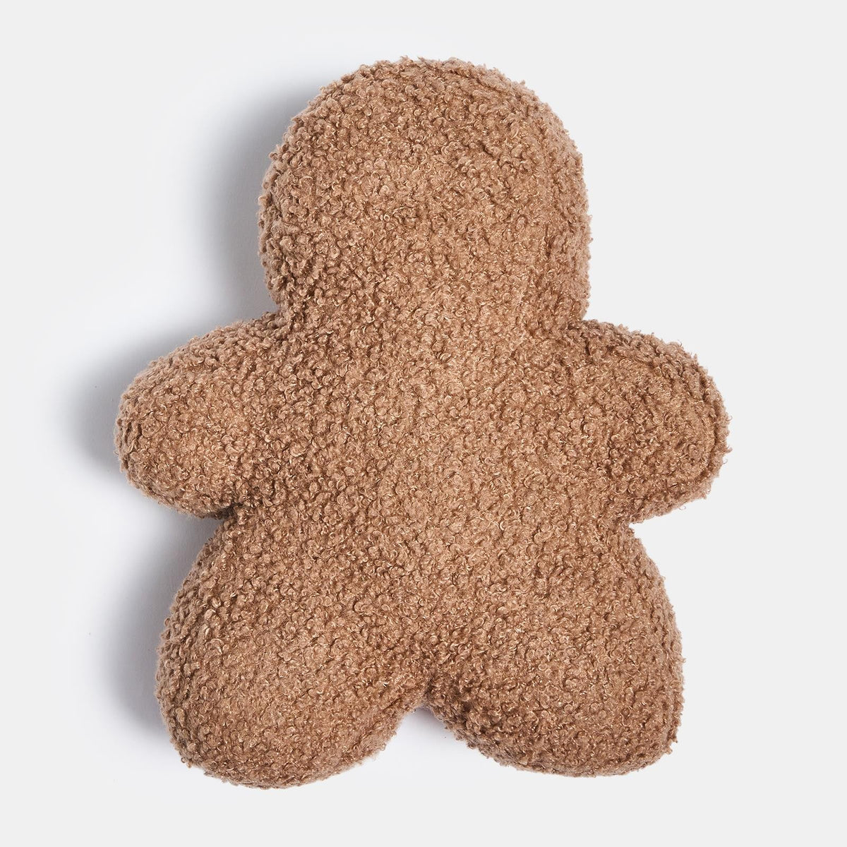 OHS Gingerbread Weighted Door Stop Xmas Decorative Boucle Stopper Wedge