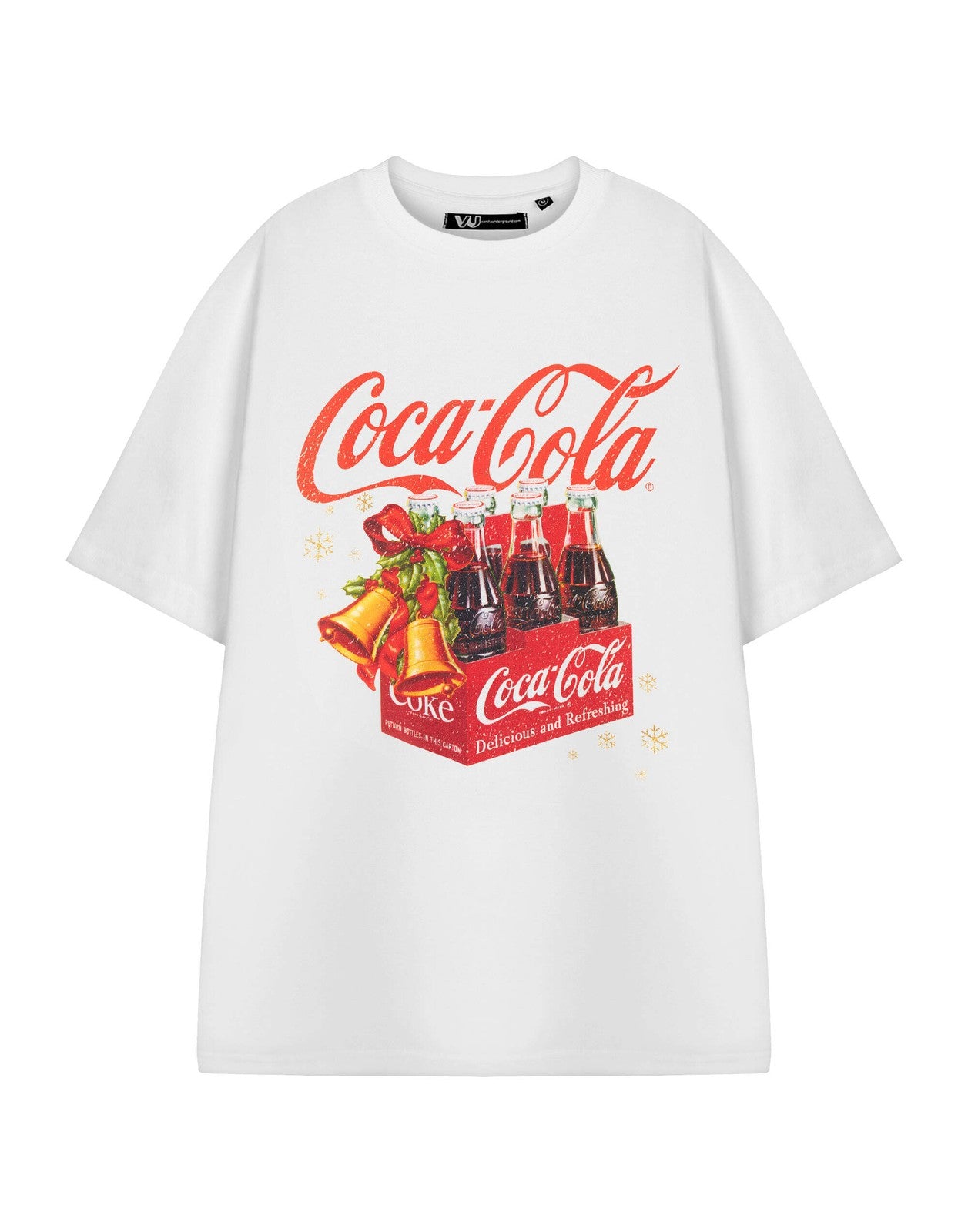Coca Cola Short Sleeved T-Shirt | Unisex White | Official Merch