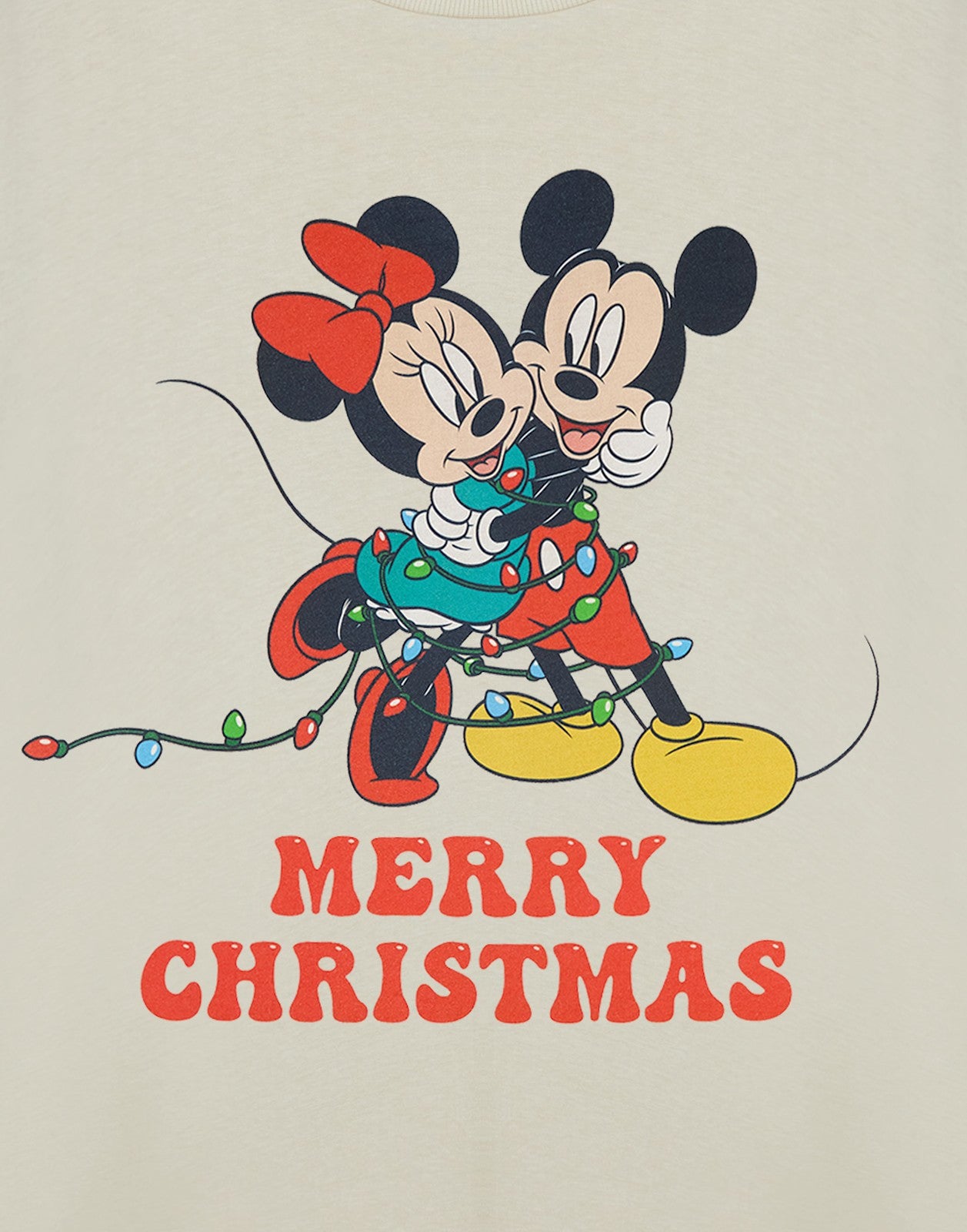 Disney Short Sleeved T-Shirt | Womens Oatmeal | Official Merch