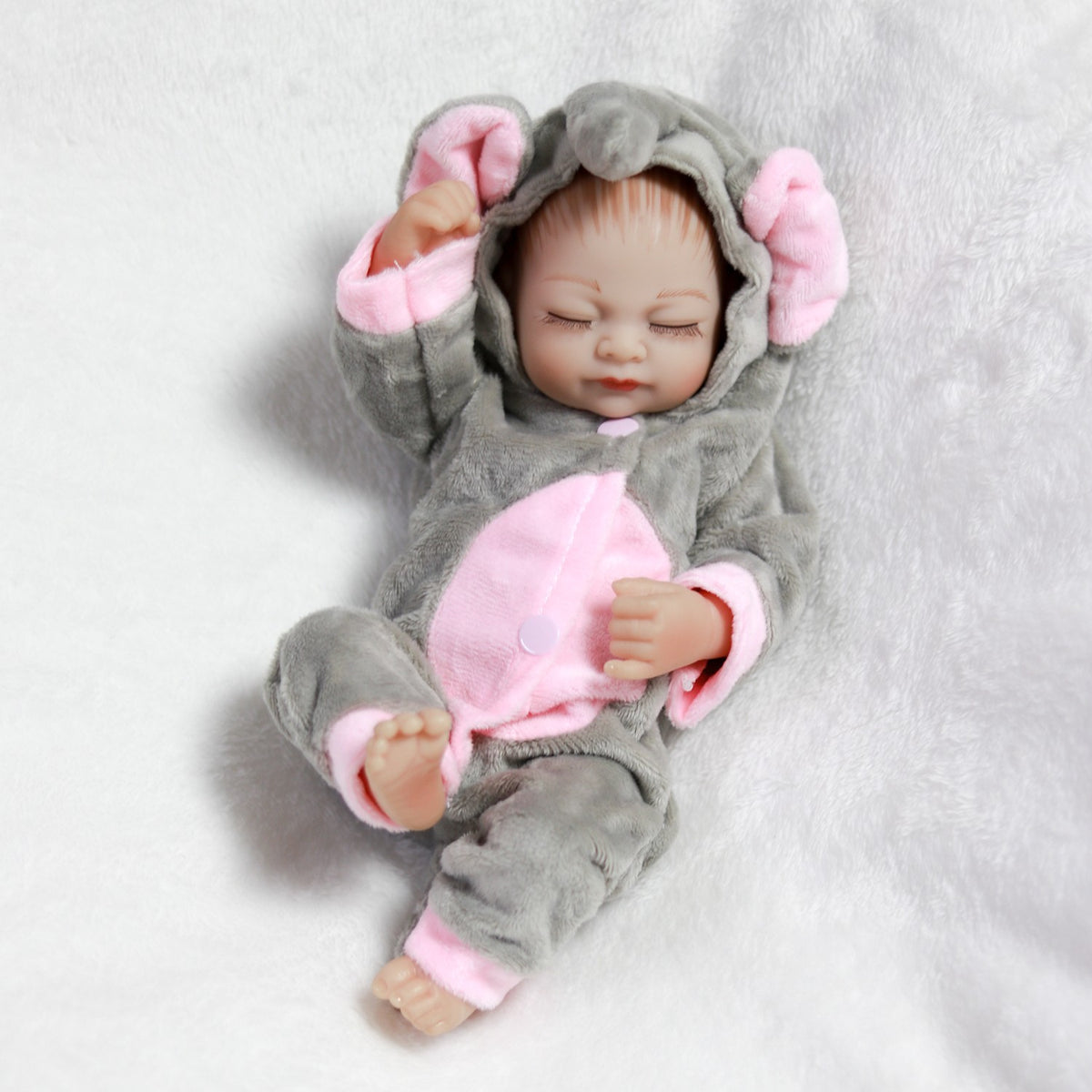 Lifelike Mini Reborn Baby Dolls Full Body Vinyl Silicone Newborn Preemie Girl UK