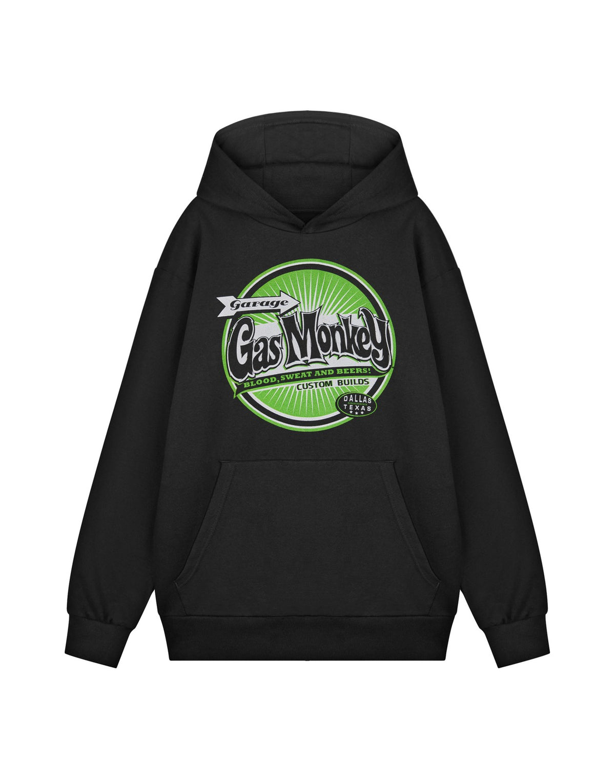 Gas Monkey Garage Hoodie | Mens Black | Official Merch