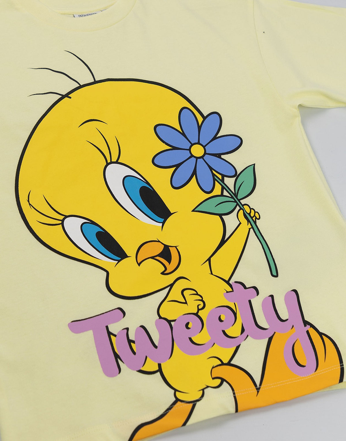 Looney Tunes Short Sleeved T-Shirt | Girls Yellow | Official Merch