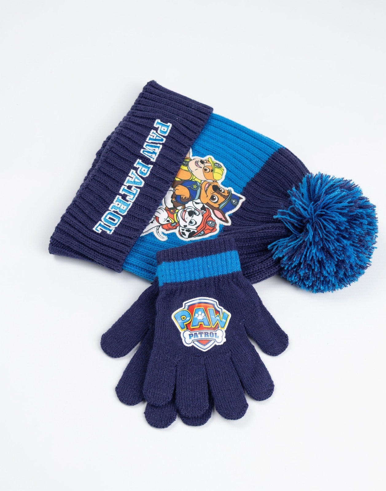 Paw Patrol Beanie and Gloves Set | Boys Navy | Official Merch