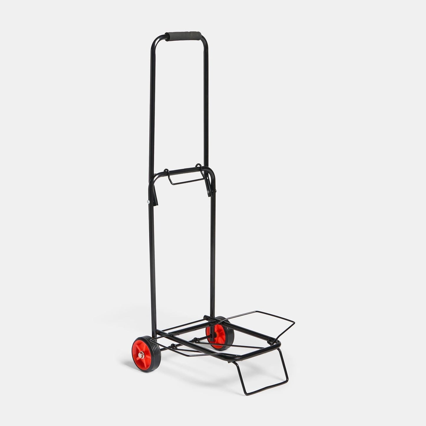 OHS Folding Trolley Heavy Duty Metal Hand Truck Portable Camping Shopping Cart