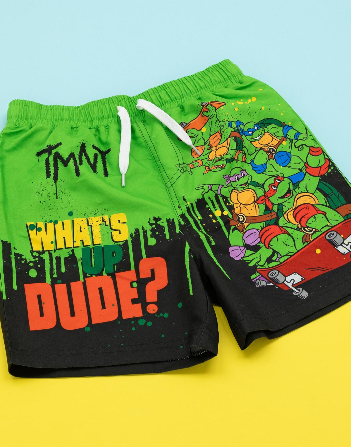 Teenage Mutant Ninja Turtles Swim Shorts | Boys Multicoloured | Official Merch