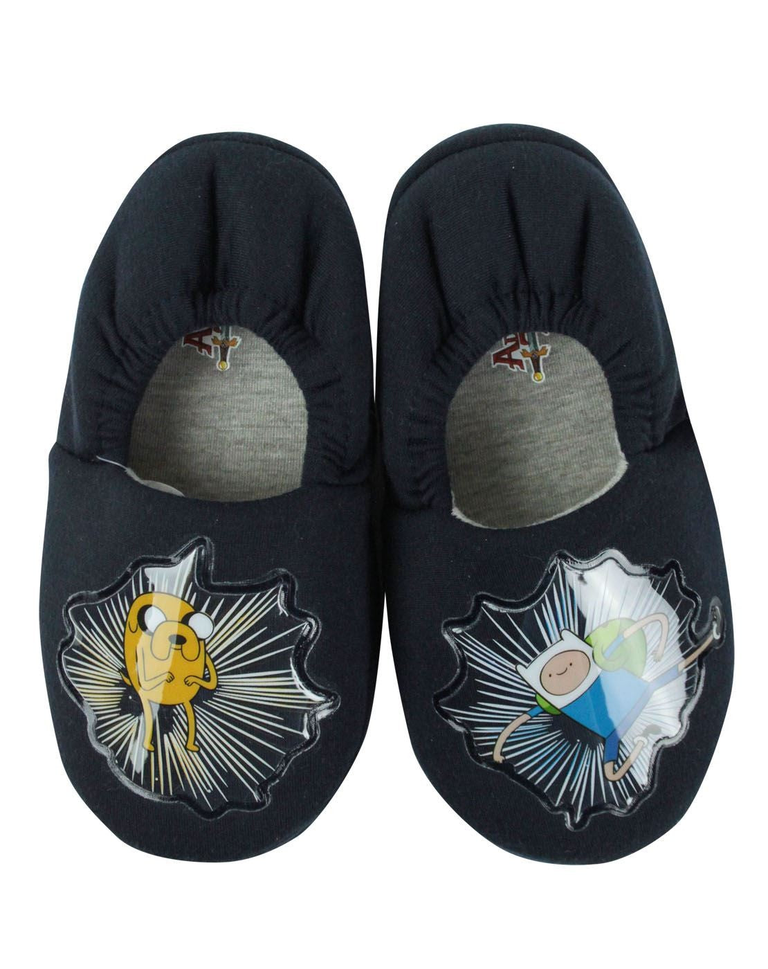 Adventure Time Mule Slippers | Boys Black | Official Merch