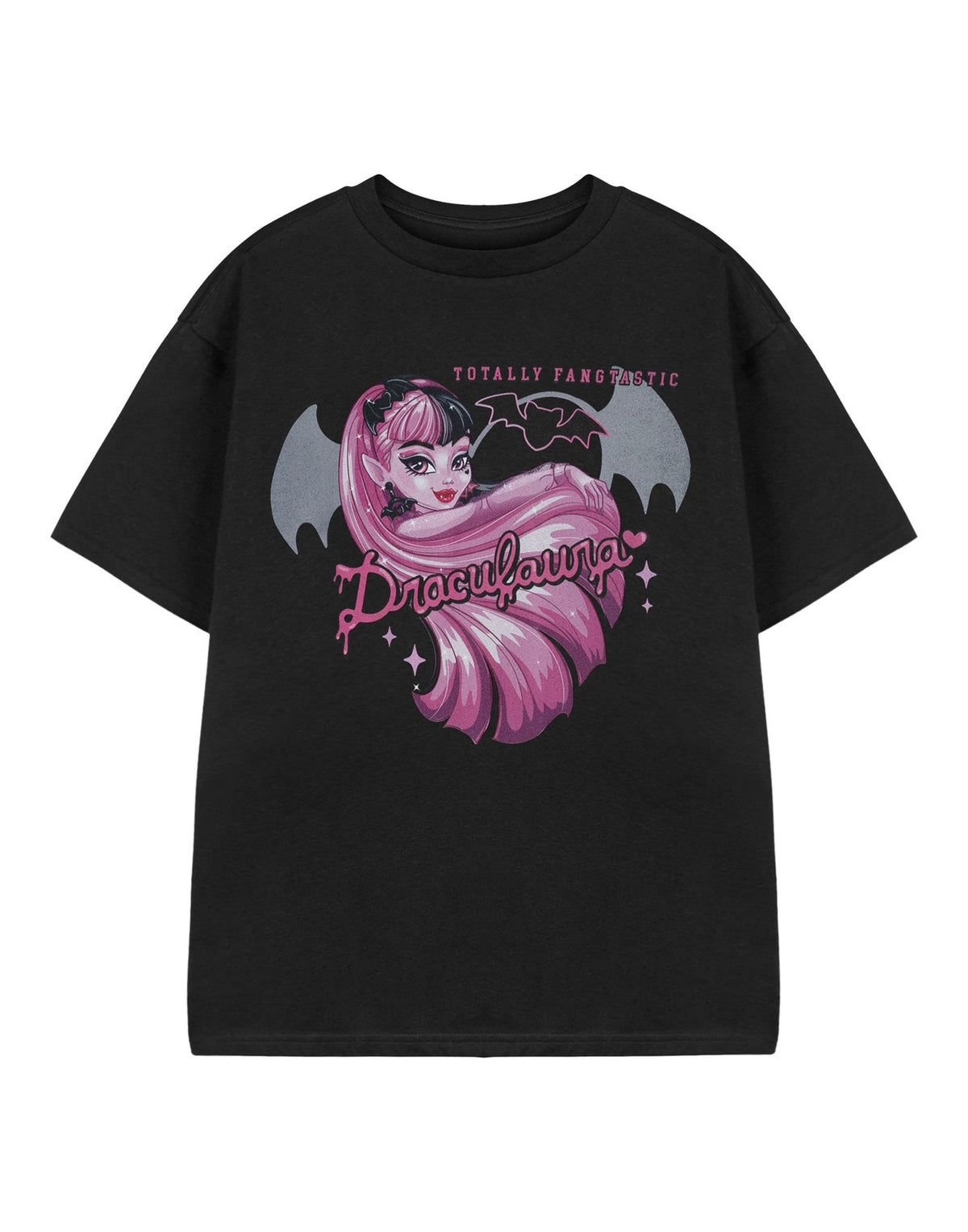 Monster High Short Sleeved T-Shirt | Girls Black | Official Merch