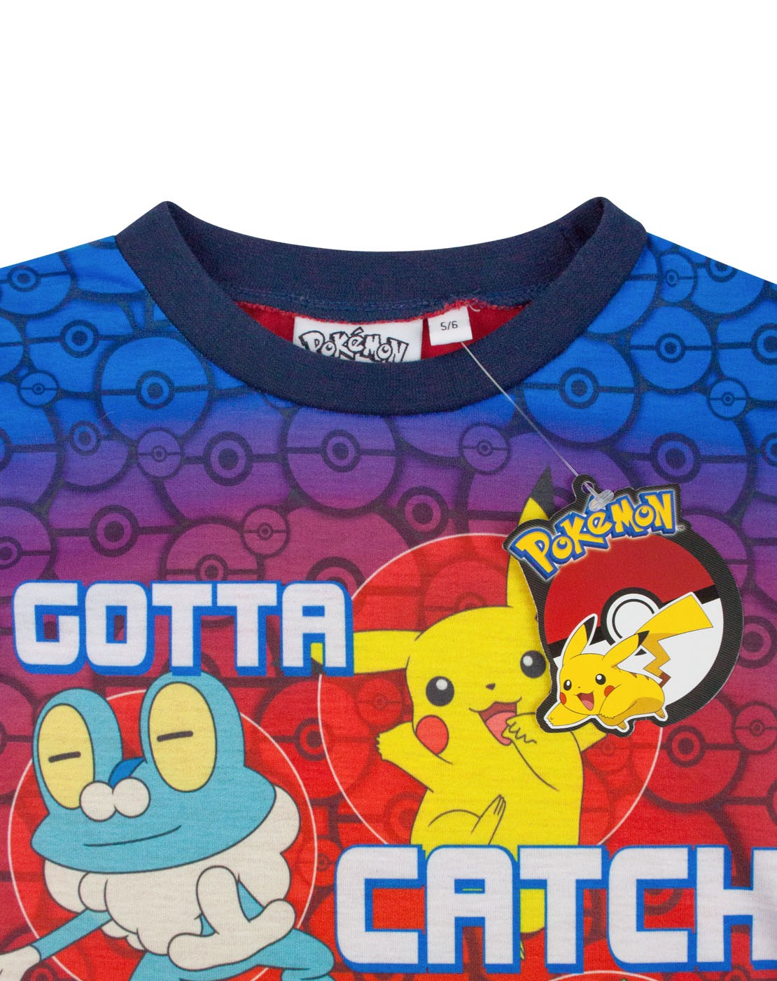 Pokemon Short Sleeve Short Leg Pyjama Set | Boys Multicoloured | Official Merch