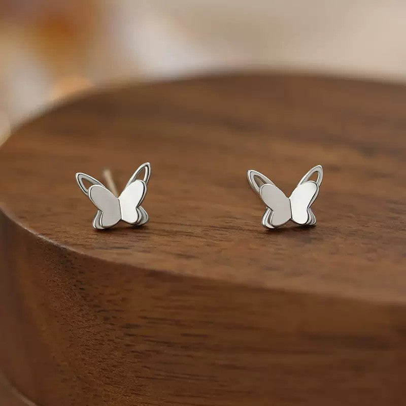 925 Sterling Silver Beautiful Butterfly Stud Earrings Jewellery Women Gift UK