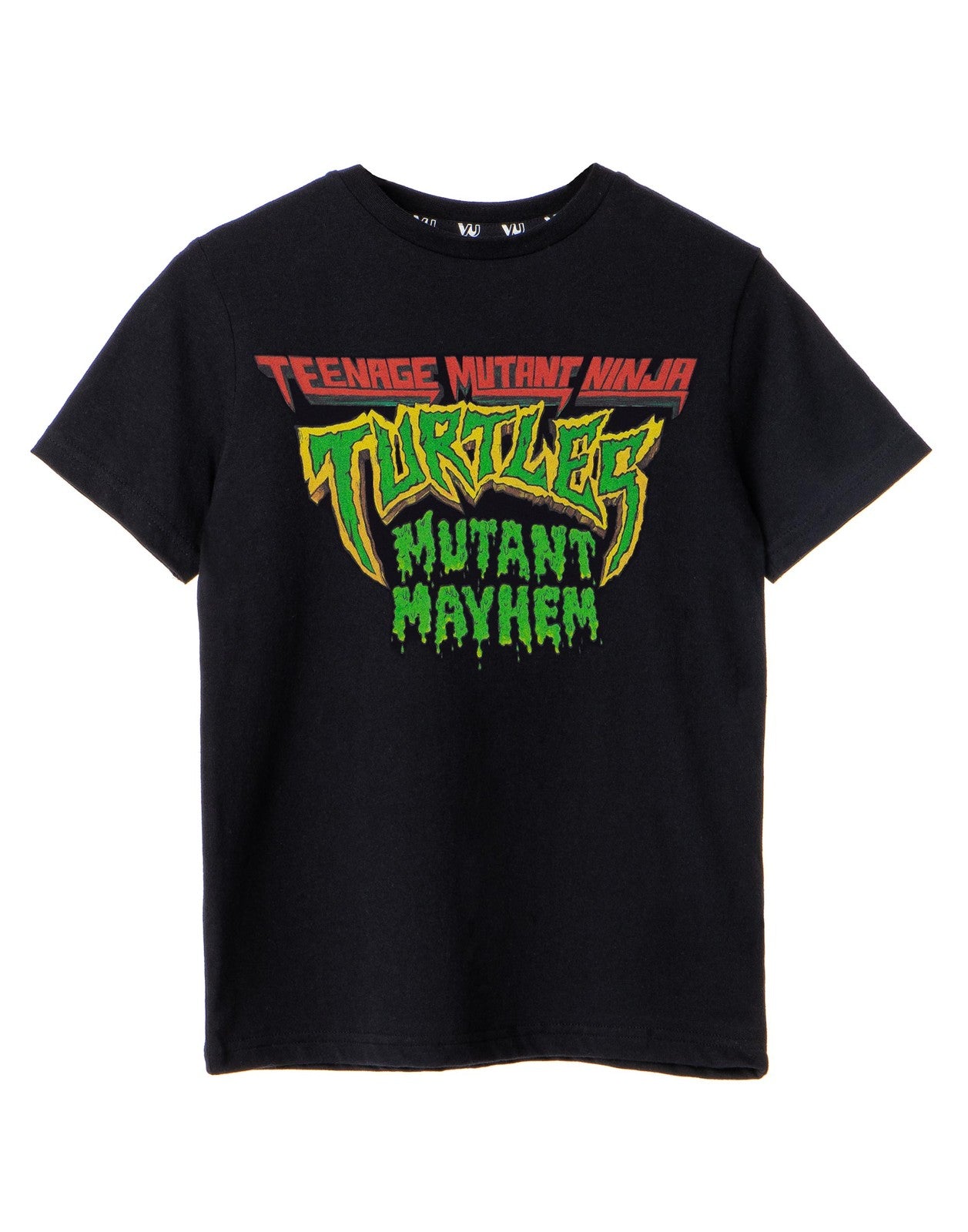 Teenage Mutant Ninja Turtles Short Sleeved T-Shirt | Boys Black | Official Merch