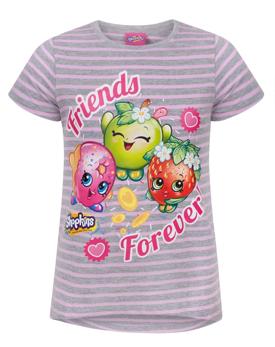 Shopkins Short Sleeved T-Shirt | Girls Pink | Official Merch
