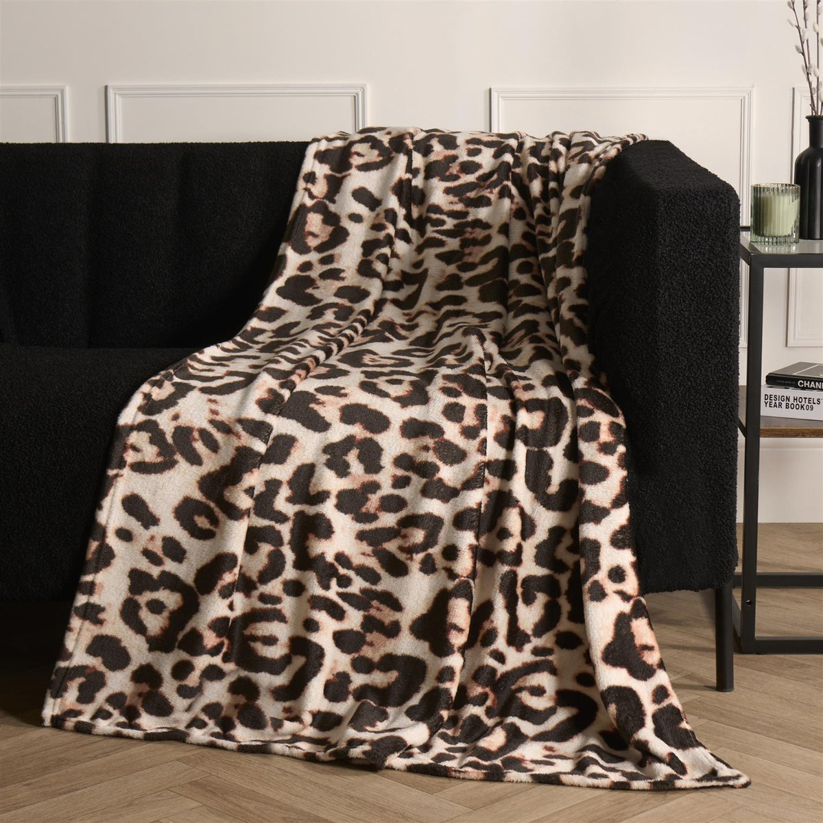 Ultra Soft Throw Bed Blanket Leopard Fleece Plush Sofa Bedspread Warm Travel