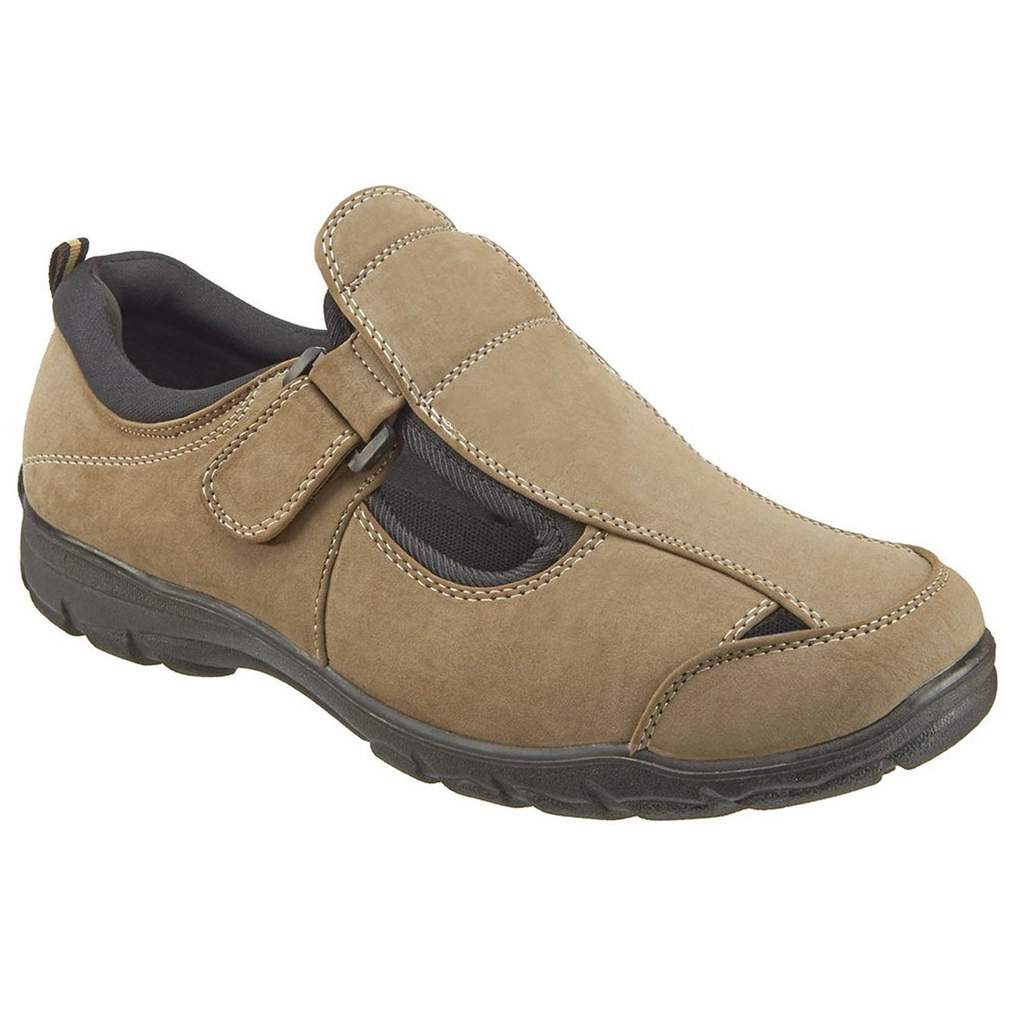 DR KELLER MENS WIDE FIT SANDALS LIGHTWEIGHT SUMMER CLOSED TOE CASUAL SMART SHOES
