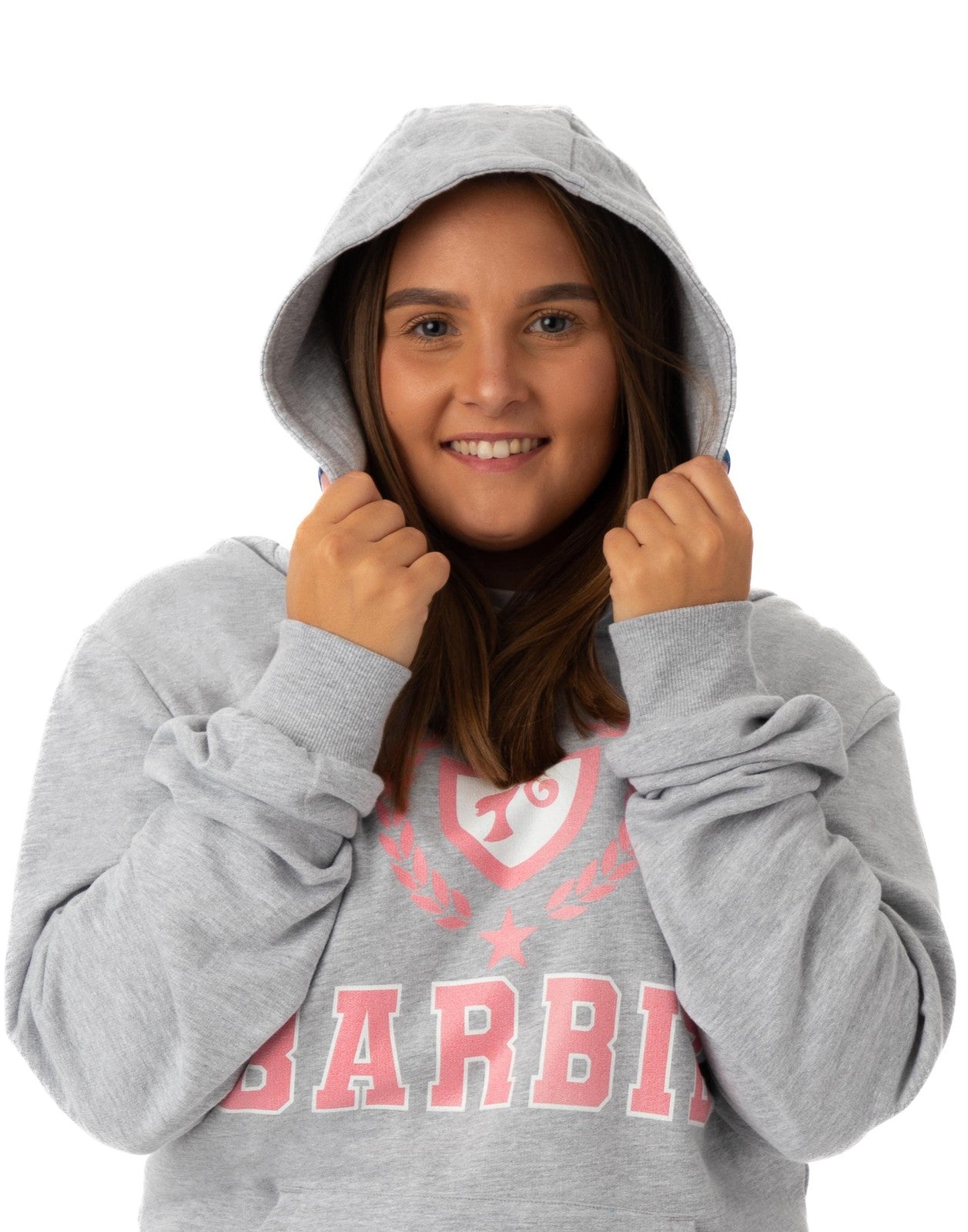 Barbie Hoodie | Womens Grey Marl | Official Merch