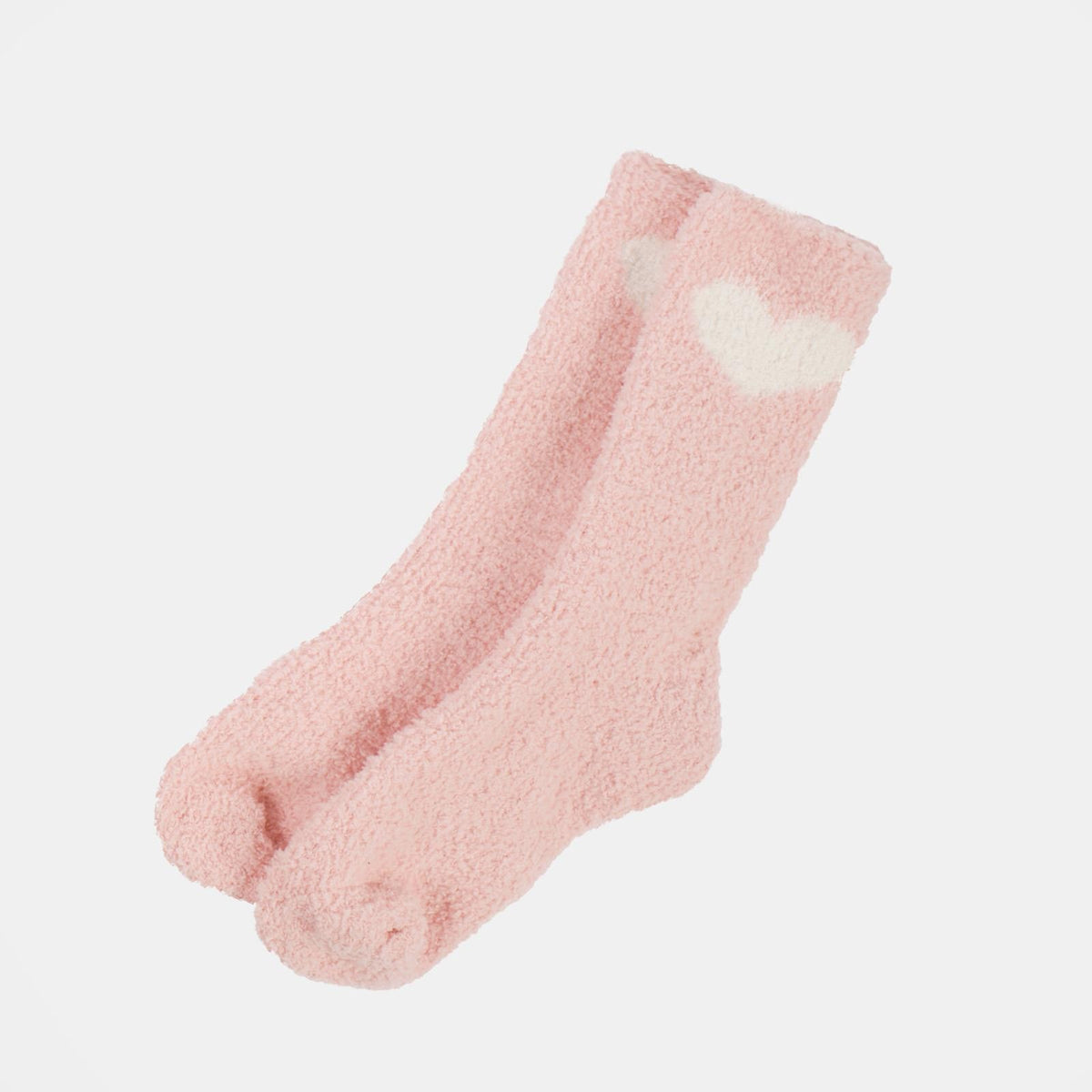 OHS Fluffy Bed Socks Ladies 3 Pairs Winter Fleece Heart Slipper Soft Warm Gift