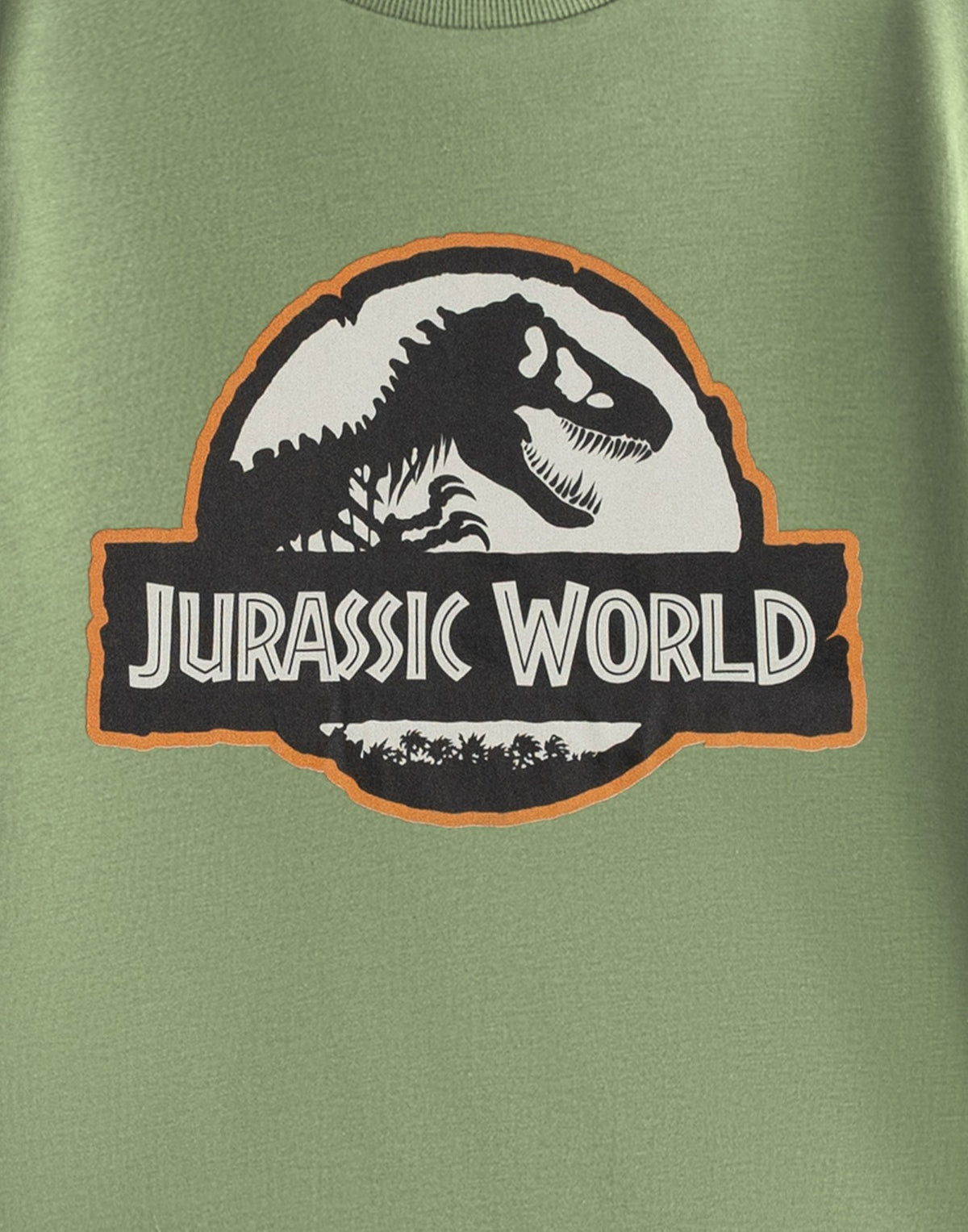 Jurassic World Short Sleeved T-Shirt | Boys Khaki | Official Merch