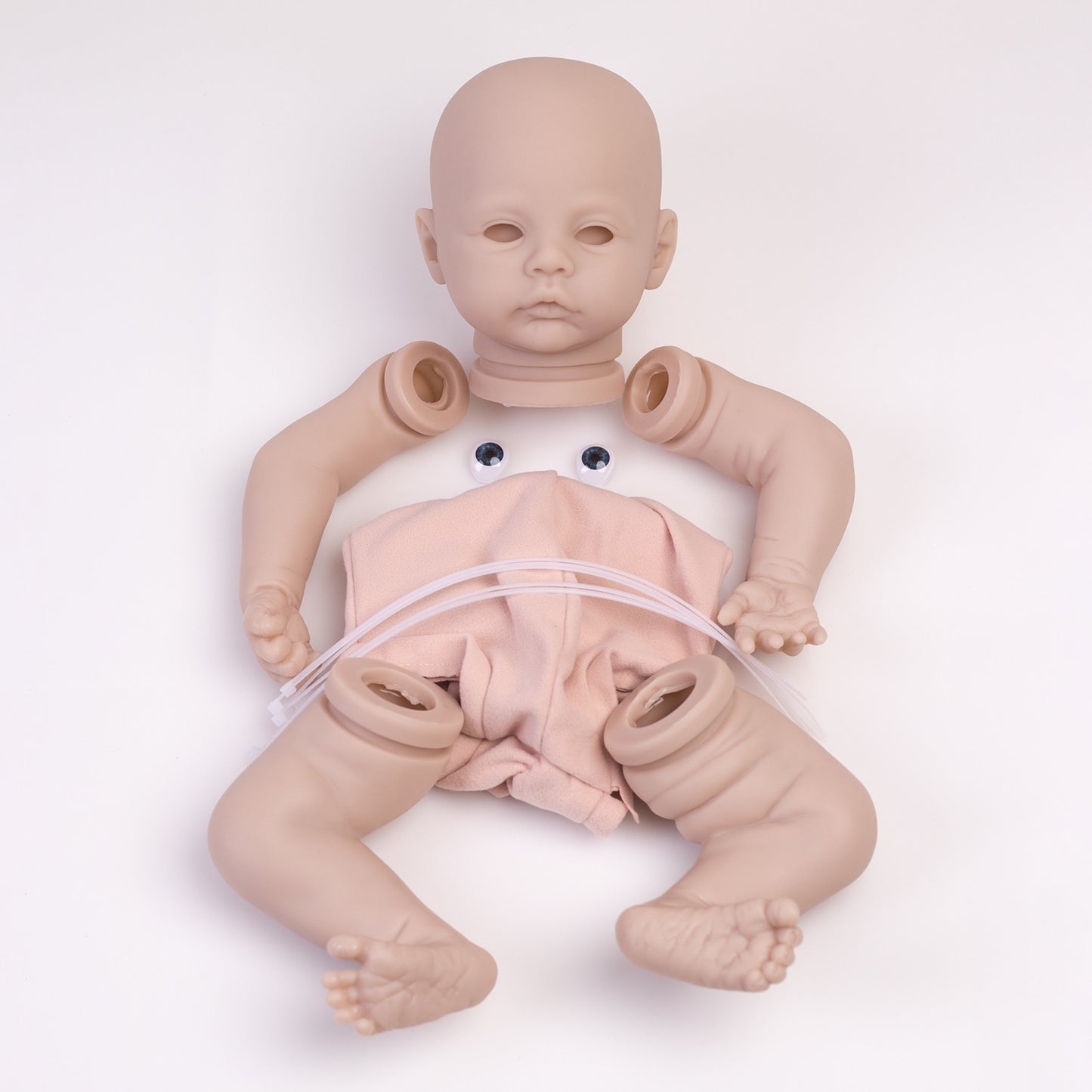 Realistic Unpainted Reborn Doll Kits DIY Baby Mold Vinyl Silicone Dolls Parts UK