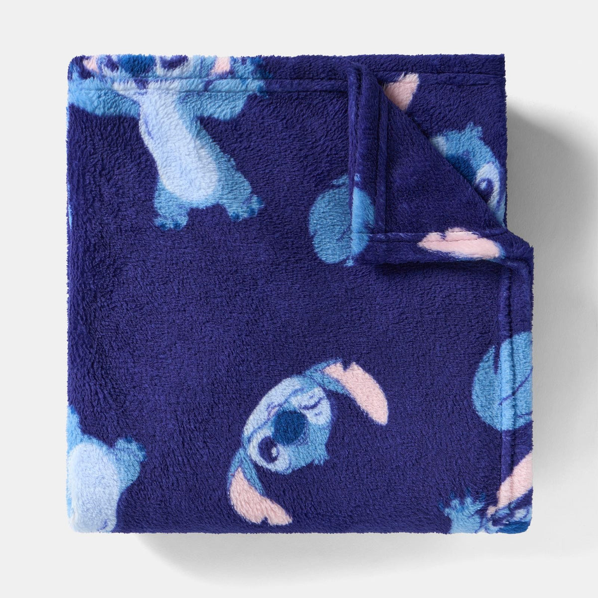 OHS x Stitch Throw Kids Soft Coral Fleece Thermal Bedspread Blanket