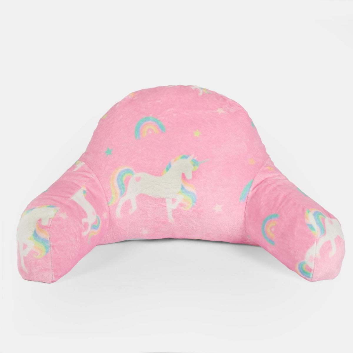 Unicorn Reading Pillow Cushion Fleece Backrest Neck Lumbar Chair Support Seat